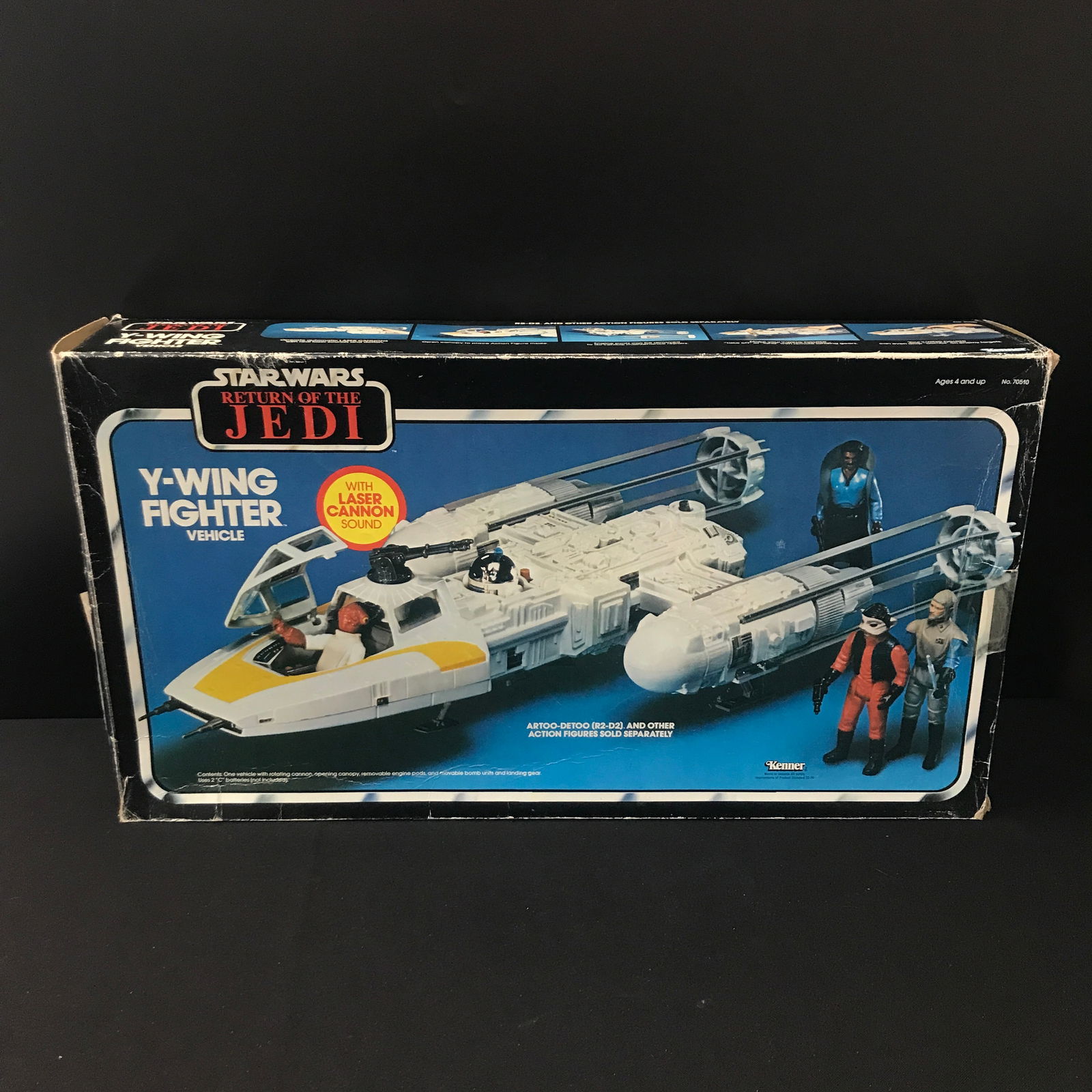 COMPLETE VINTAGE 1983 STAR WARS RETURN OF THE JEDI Y-WING FIGHTER IN ORIGINAL PACKAGING: Prices are in Canadian dollars