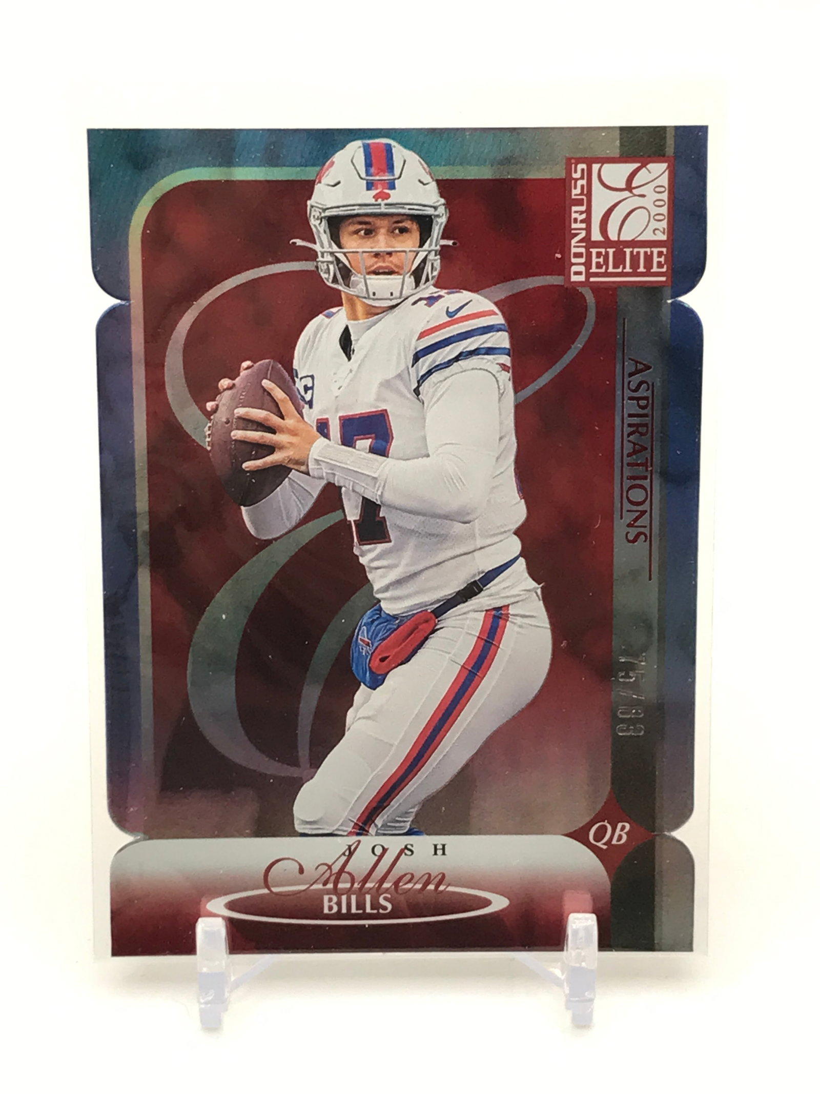 2020 PANINI DONRUSS ELITE JOSH ALLEN ASPIRATIONS TRADING CARD 75/99: Prices are in Canadian dollars
