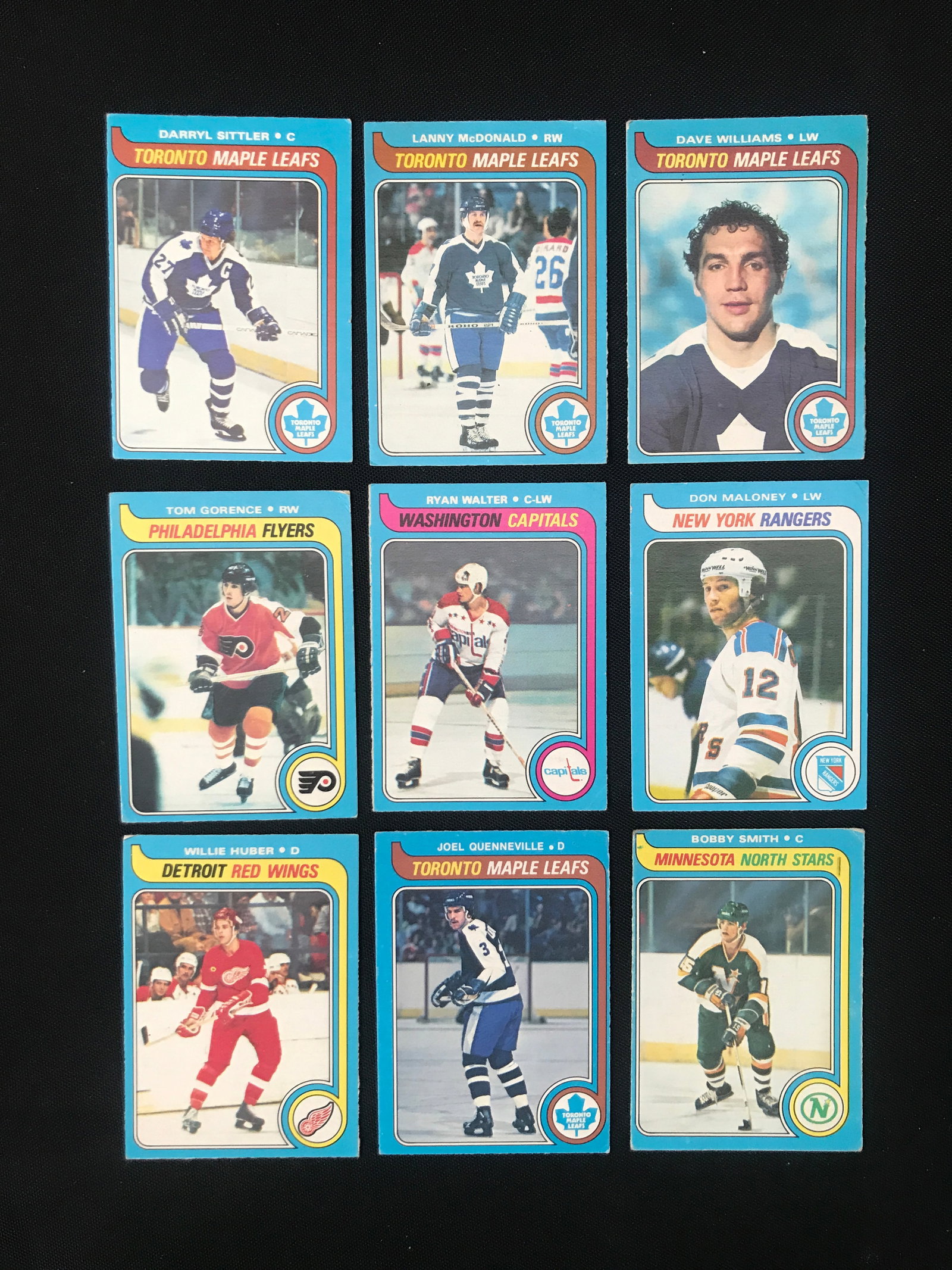 LOT OF 9 1979-80 OPC STAR CARDS: Prices are in Canadian dollars
