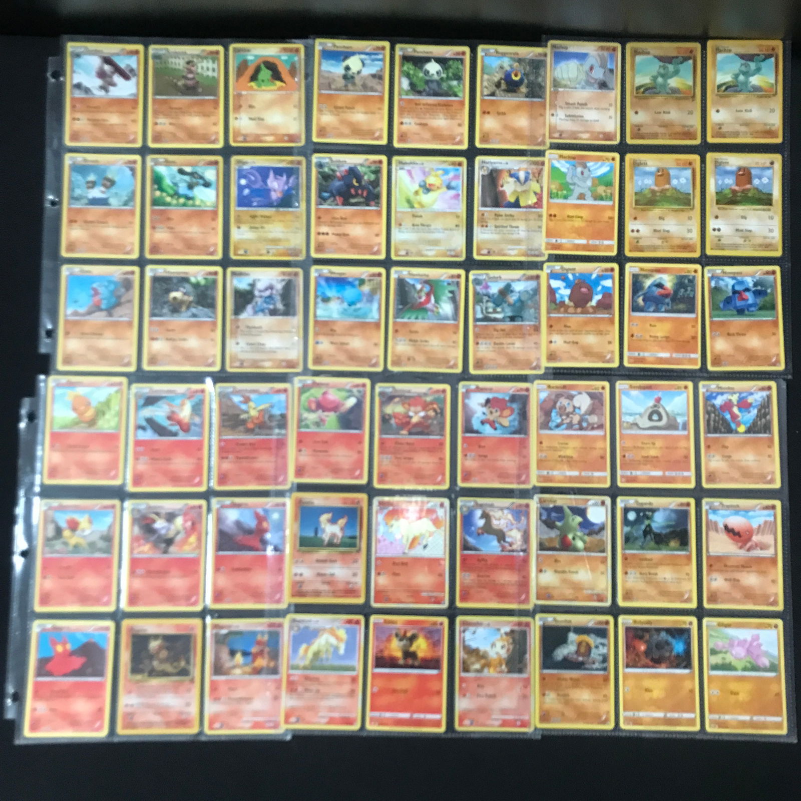 LOT OF BINDER SLEEVES WITH POKEMON TRADING CARDS (1 of 1)