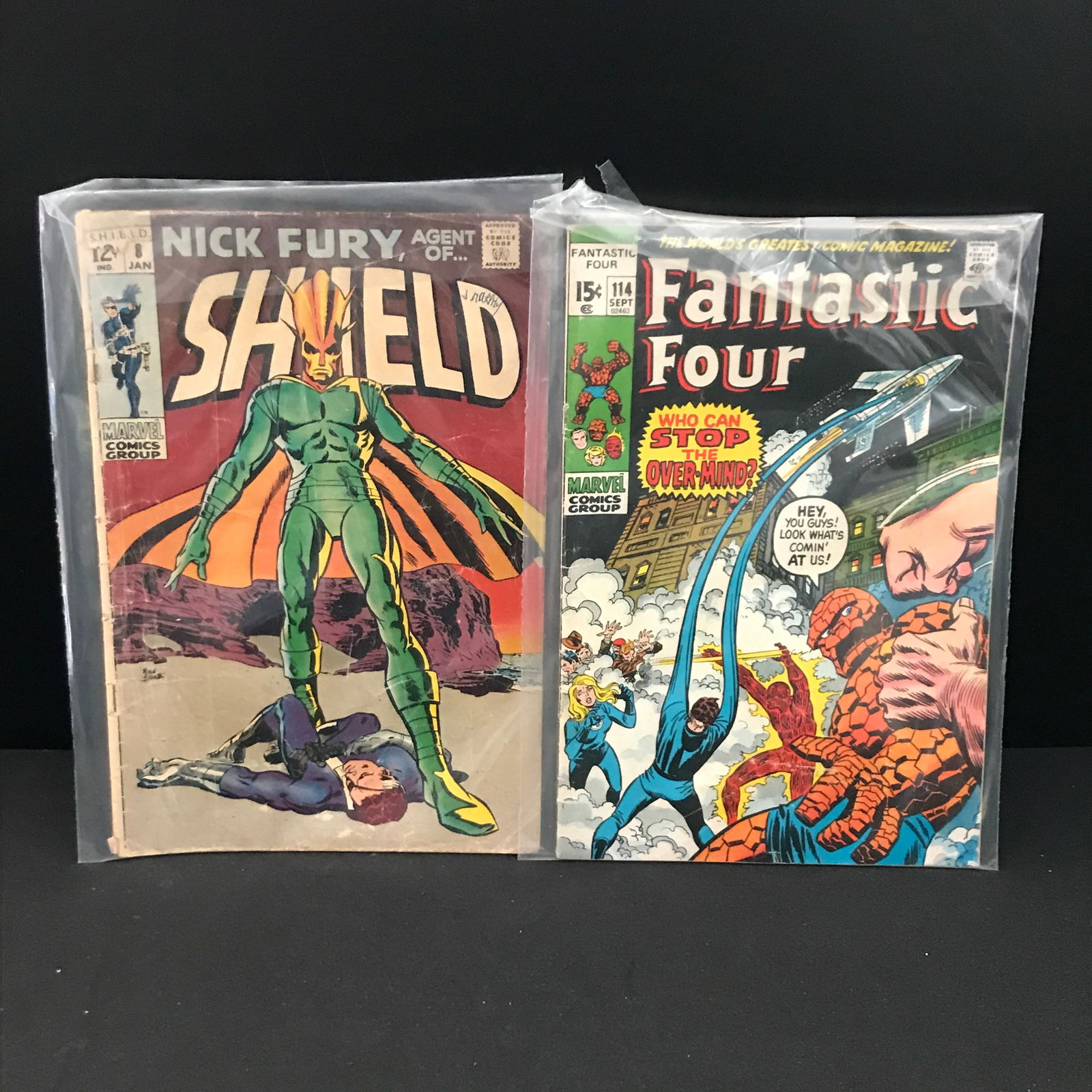 LOT OF 2 MARVEL COMICS INCLUDING FANTASTIC FOUR #114 (1 of 1)