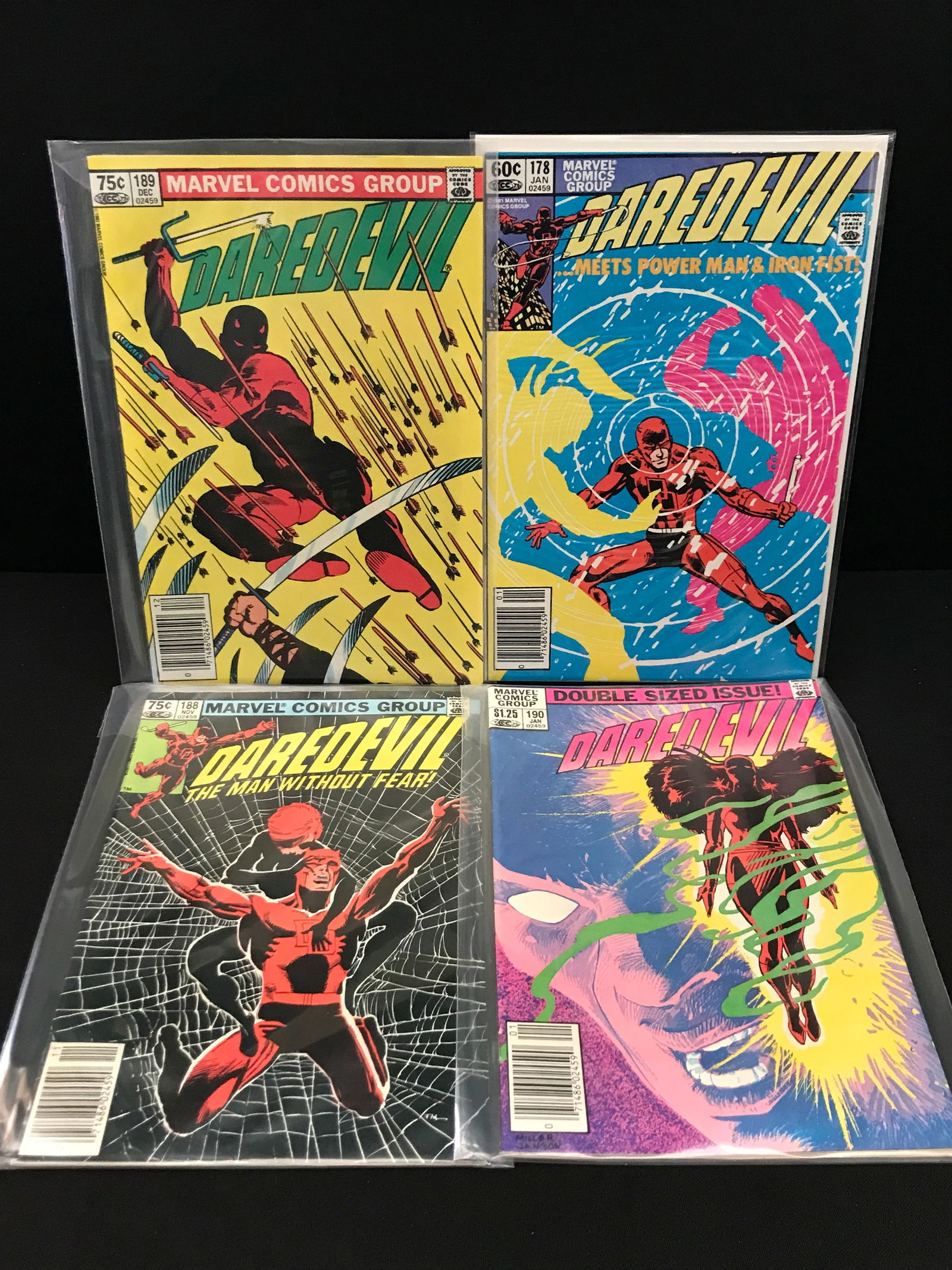 LOT OF 4 DAREDEVIL COMICS - MARVEL COMICS (1 of 1)
