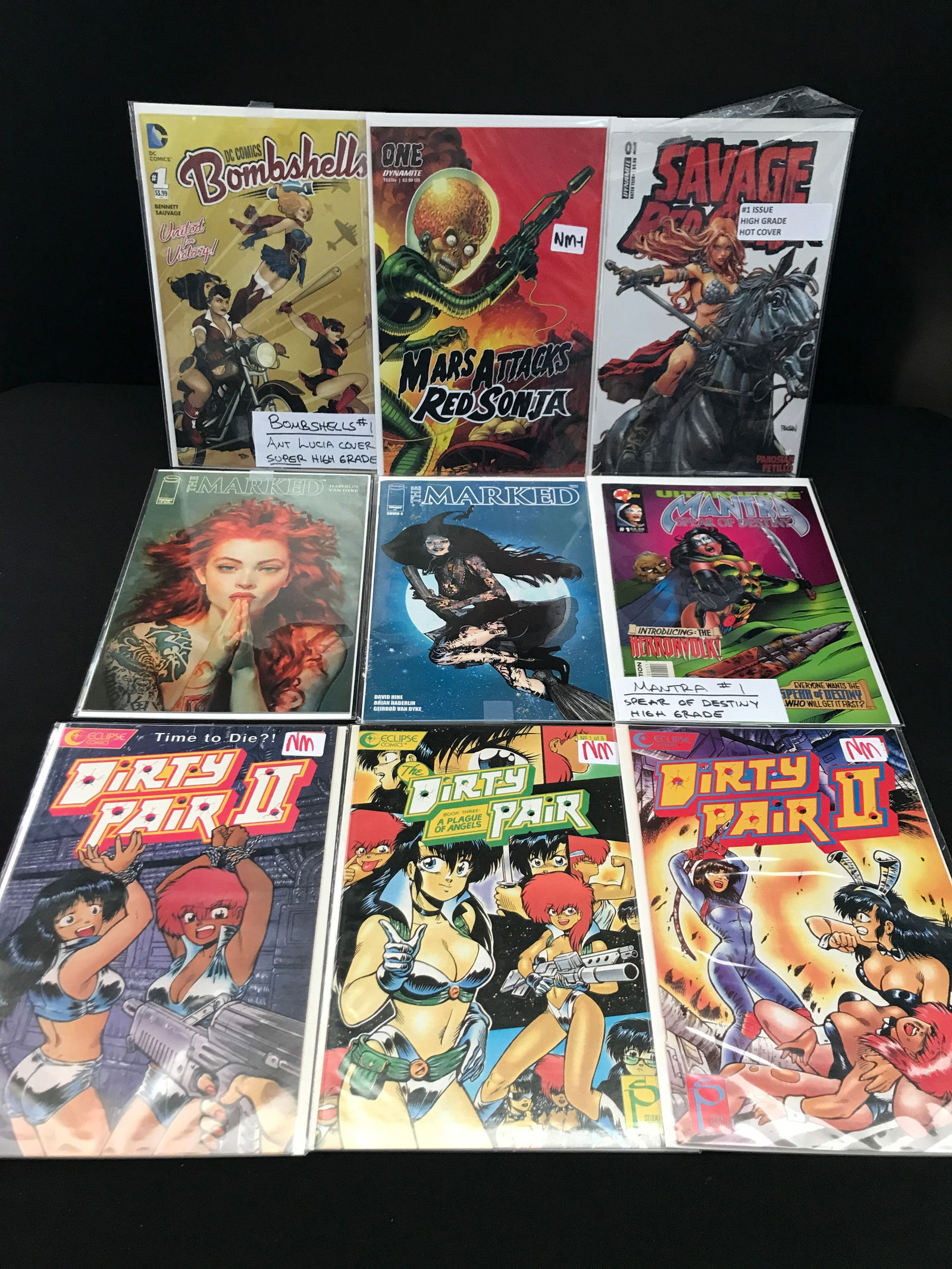 LOT OF 9 COMICS - VARIOUS TITLES AND PUBLISHERS (1 of 1)