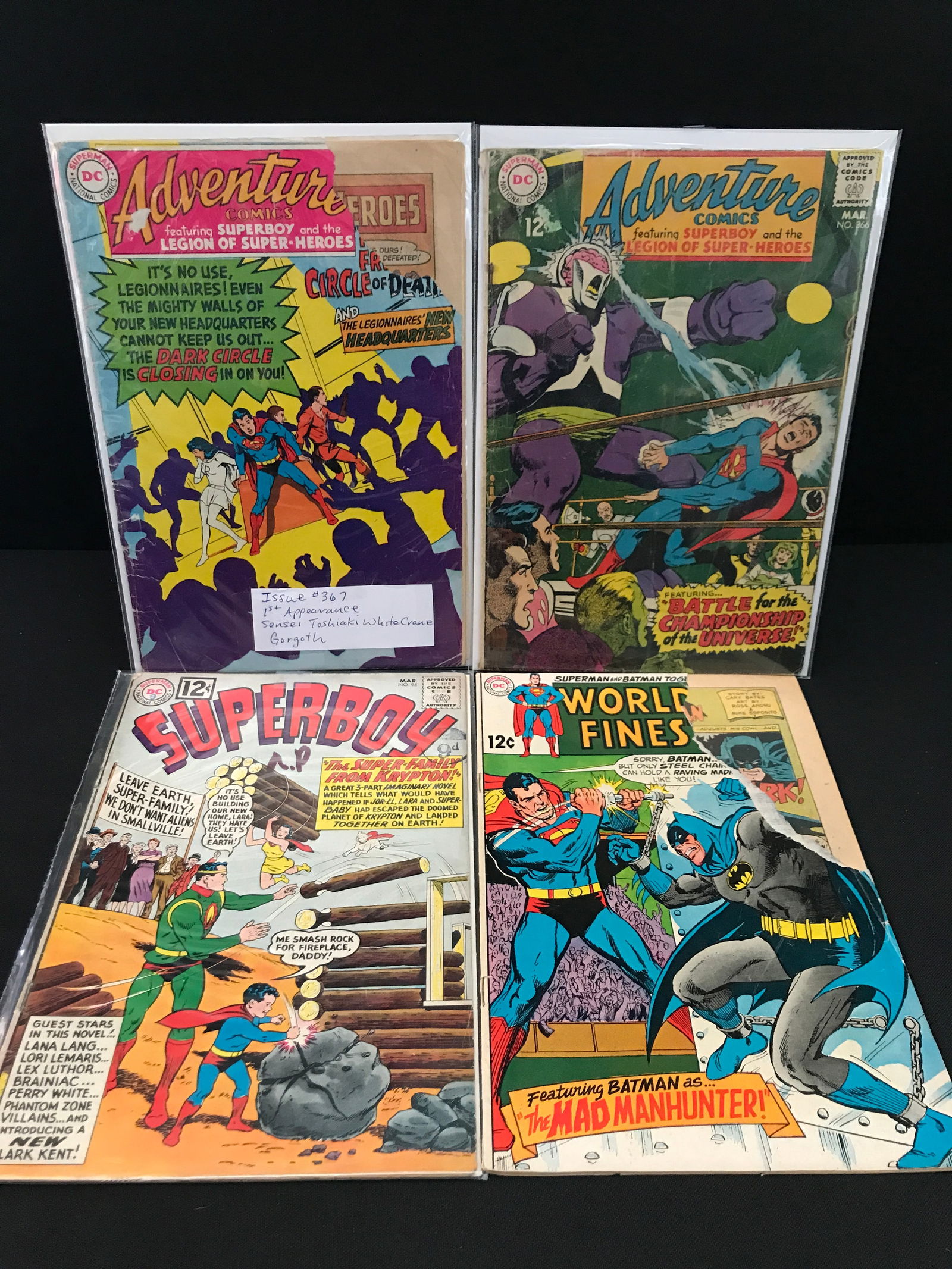 LOT OF 4 DC COMICS INCLUDING SUPERBOY (1 of 1)