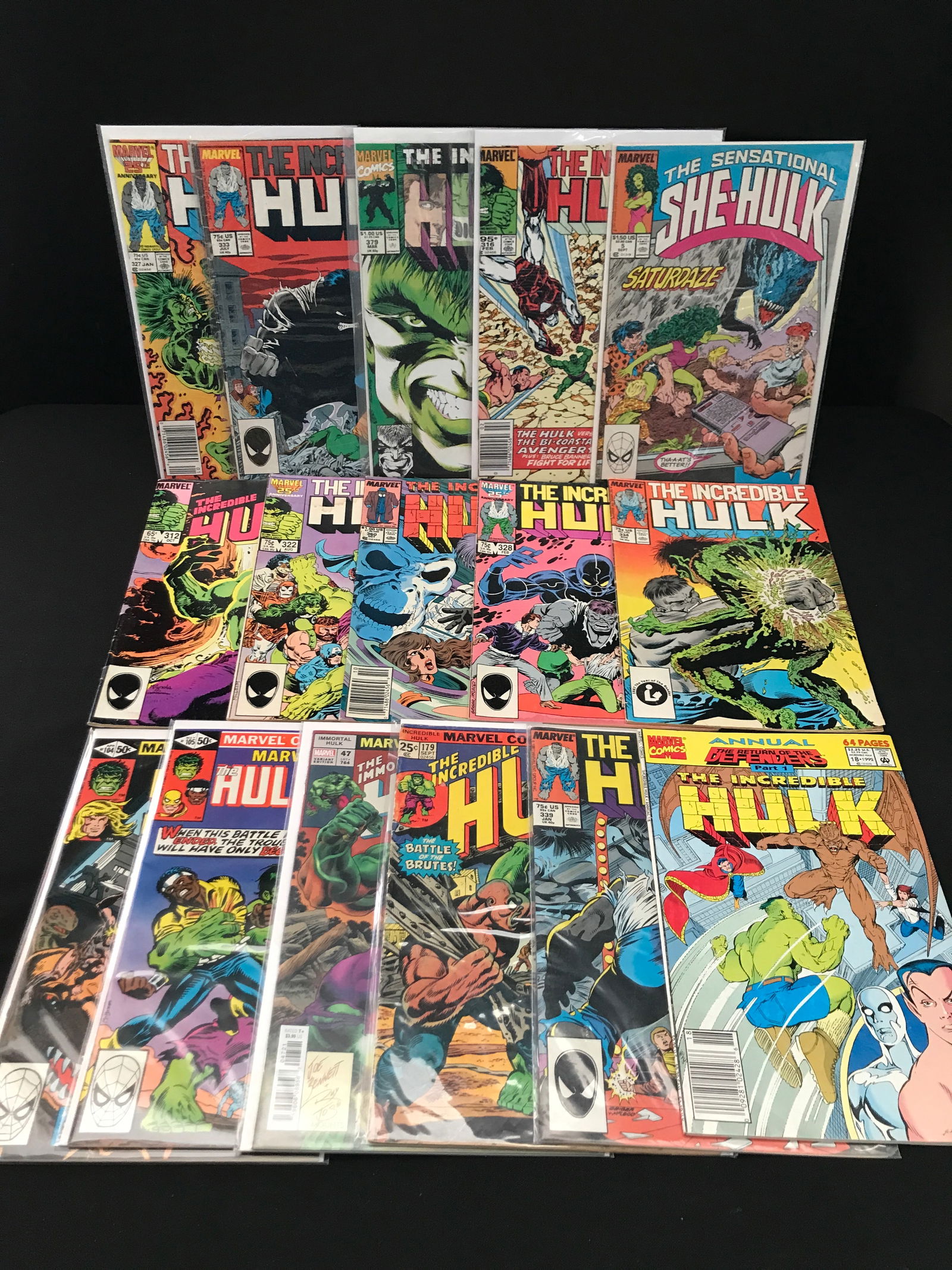LOT OF COMICS FEATURING HULK OR SHE HULK - MARVEL COMICS (1 of 1)