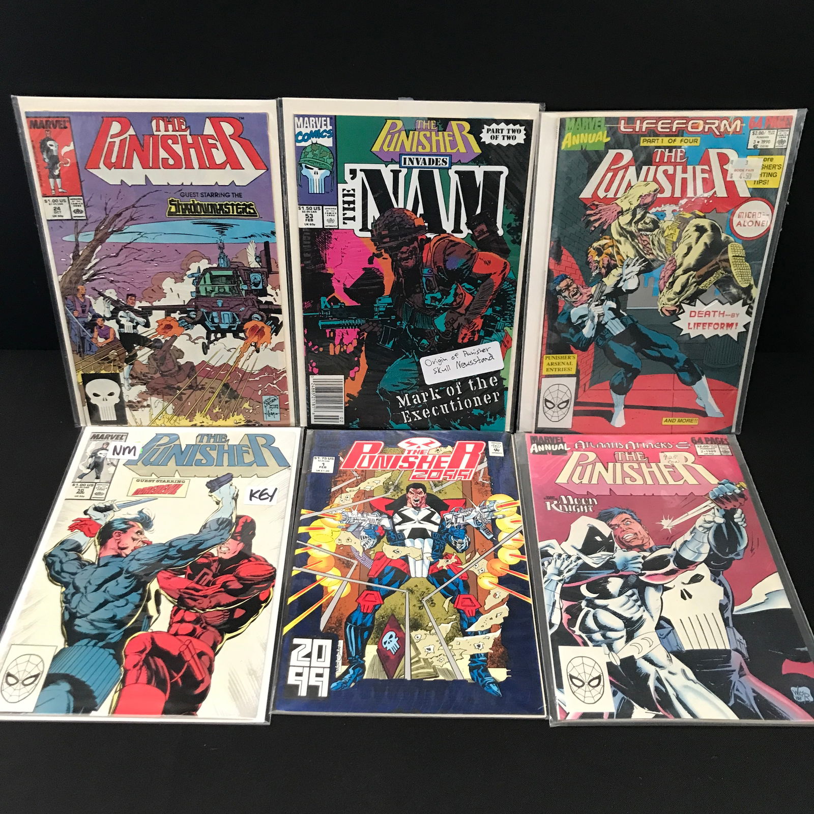 LOT OF 6 PUNISHER COMICS - MARVEL COMICS (1 of 1)