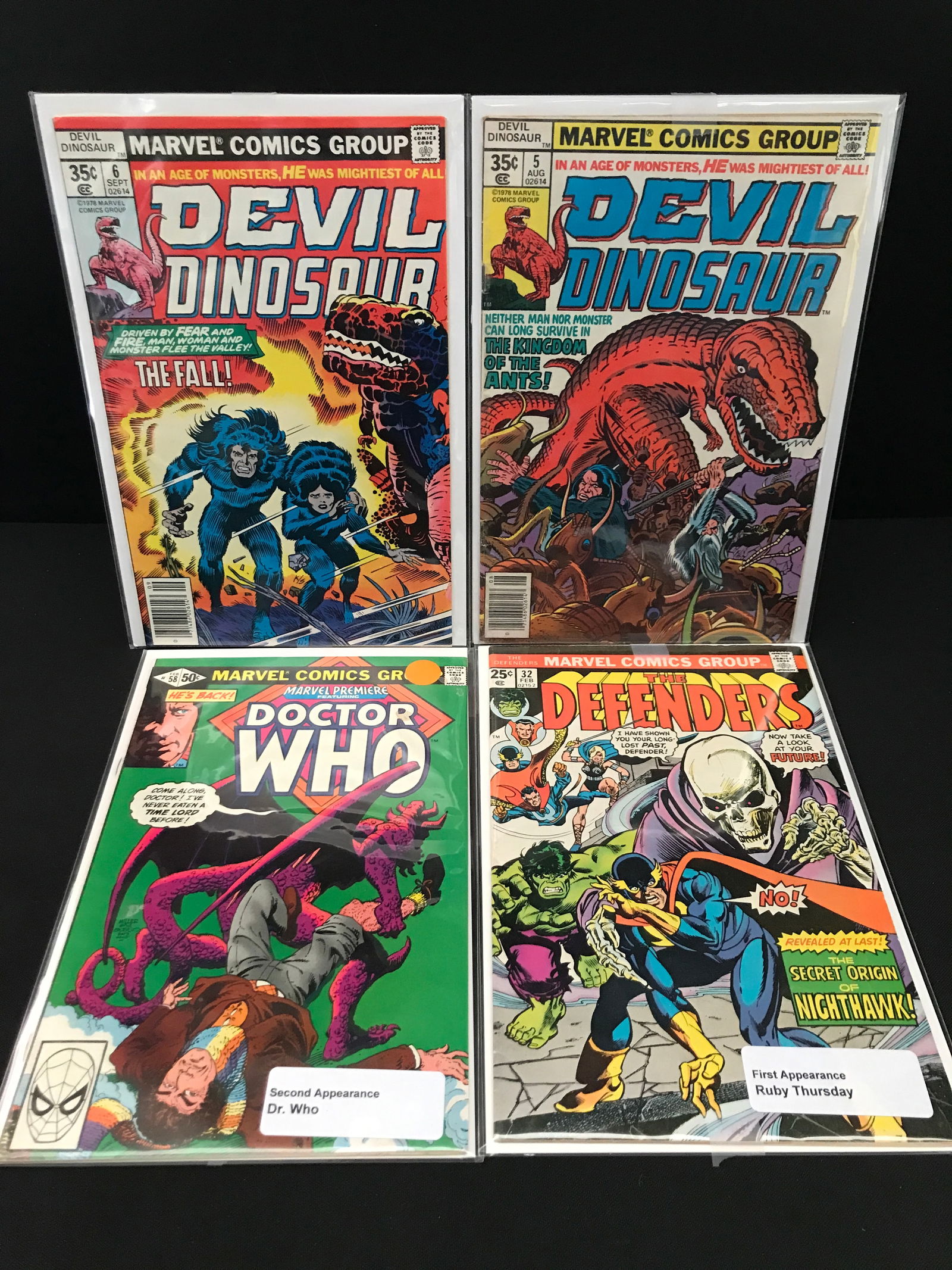 LOT OF 4 MARVEL COMICS - VARIOUS TITLES (1 of 1)