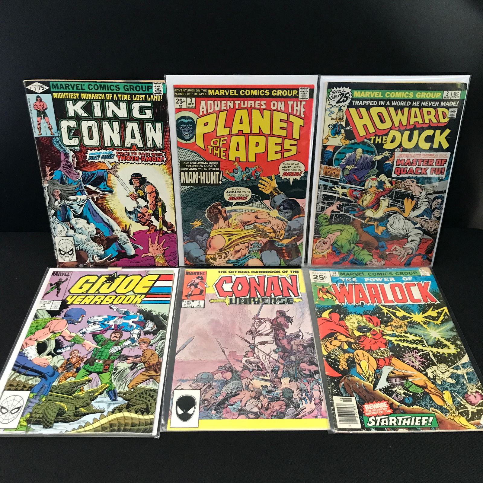 LOT OF 6 MARVEL COMICS INCLUDING CONAN UNIVERSE #1 (1 of 1)