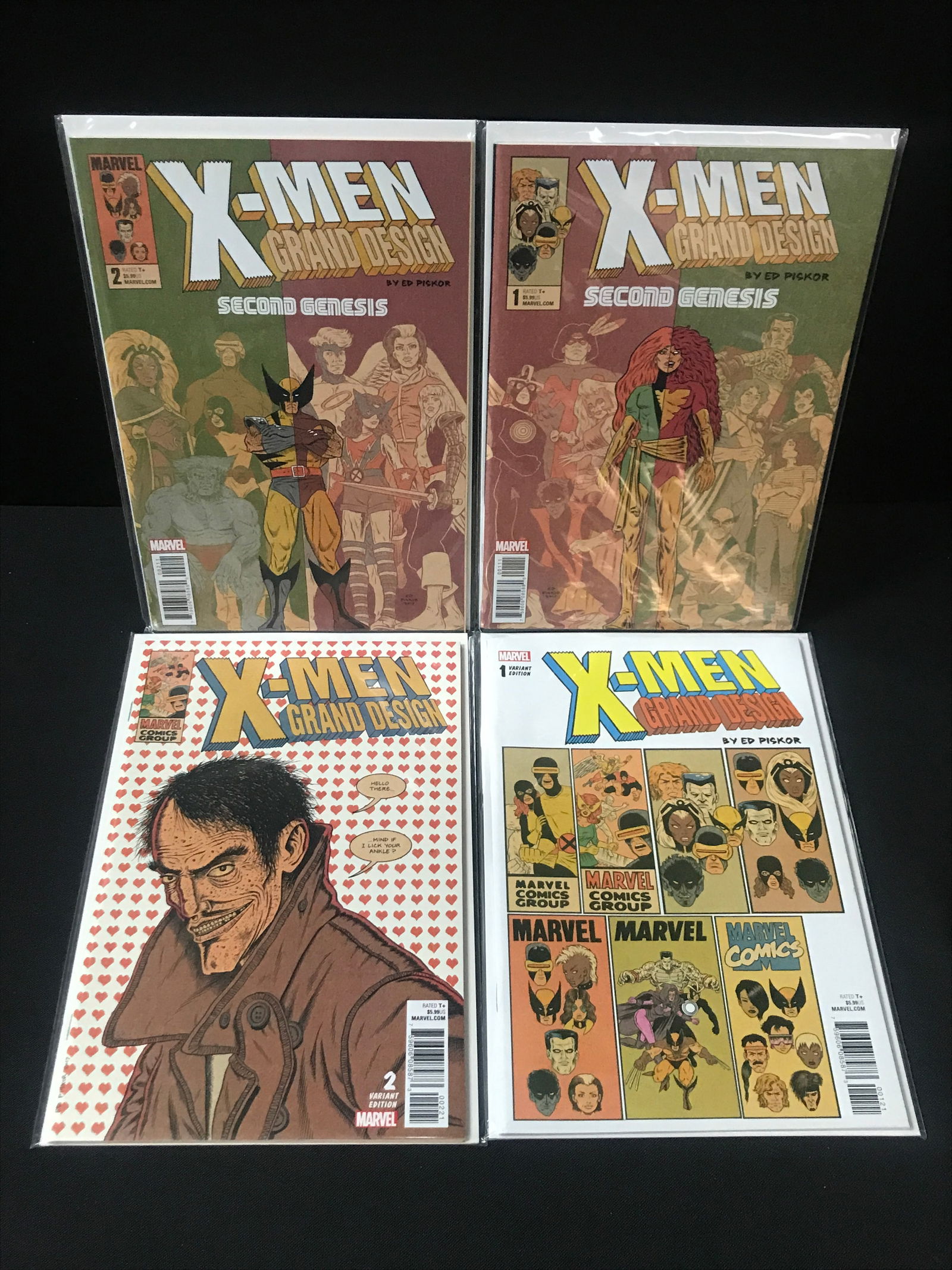 LOT OF 4 XMEN GRAND DESIGN COMICS - MARVEL COMICS (1 of 1)