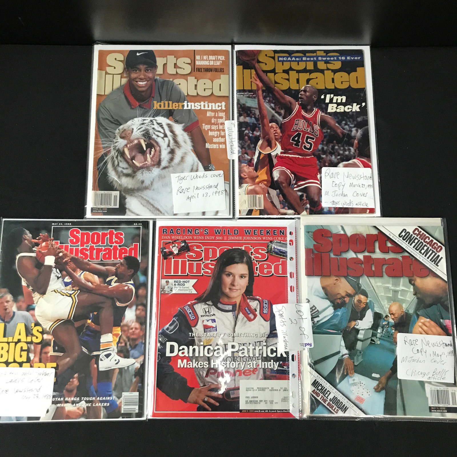 LOT OF 5 SPORTS ILLUSTRATED COMICS - INCLUDING NEWSSTAND VERSIONS (1 of 1)