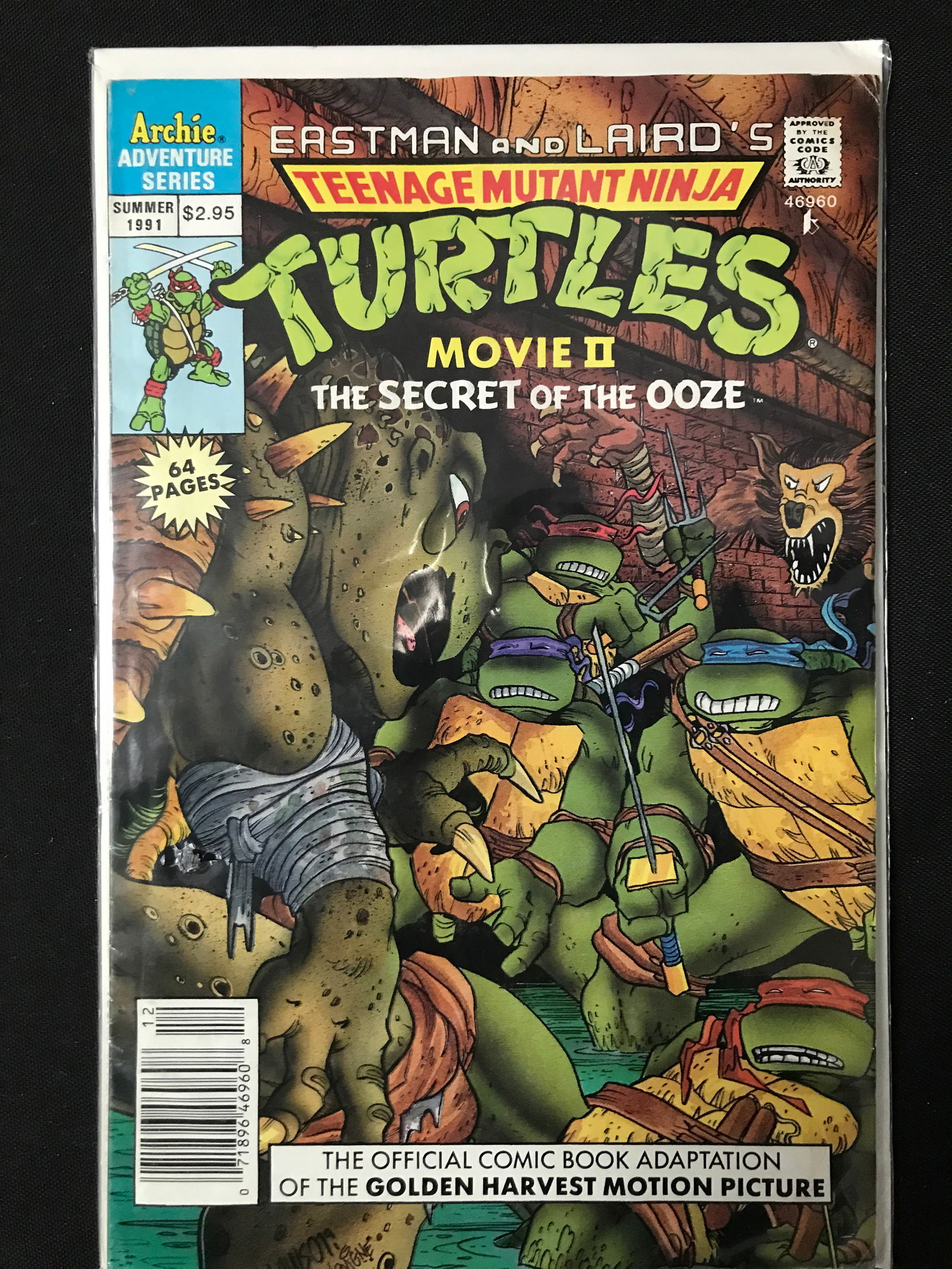 TEENAGE MUTANT NINJA TURTLES THE MOVIE II (1991) - ARCHIE ADVENTURE SERIES: Prices are in Canadian dollars