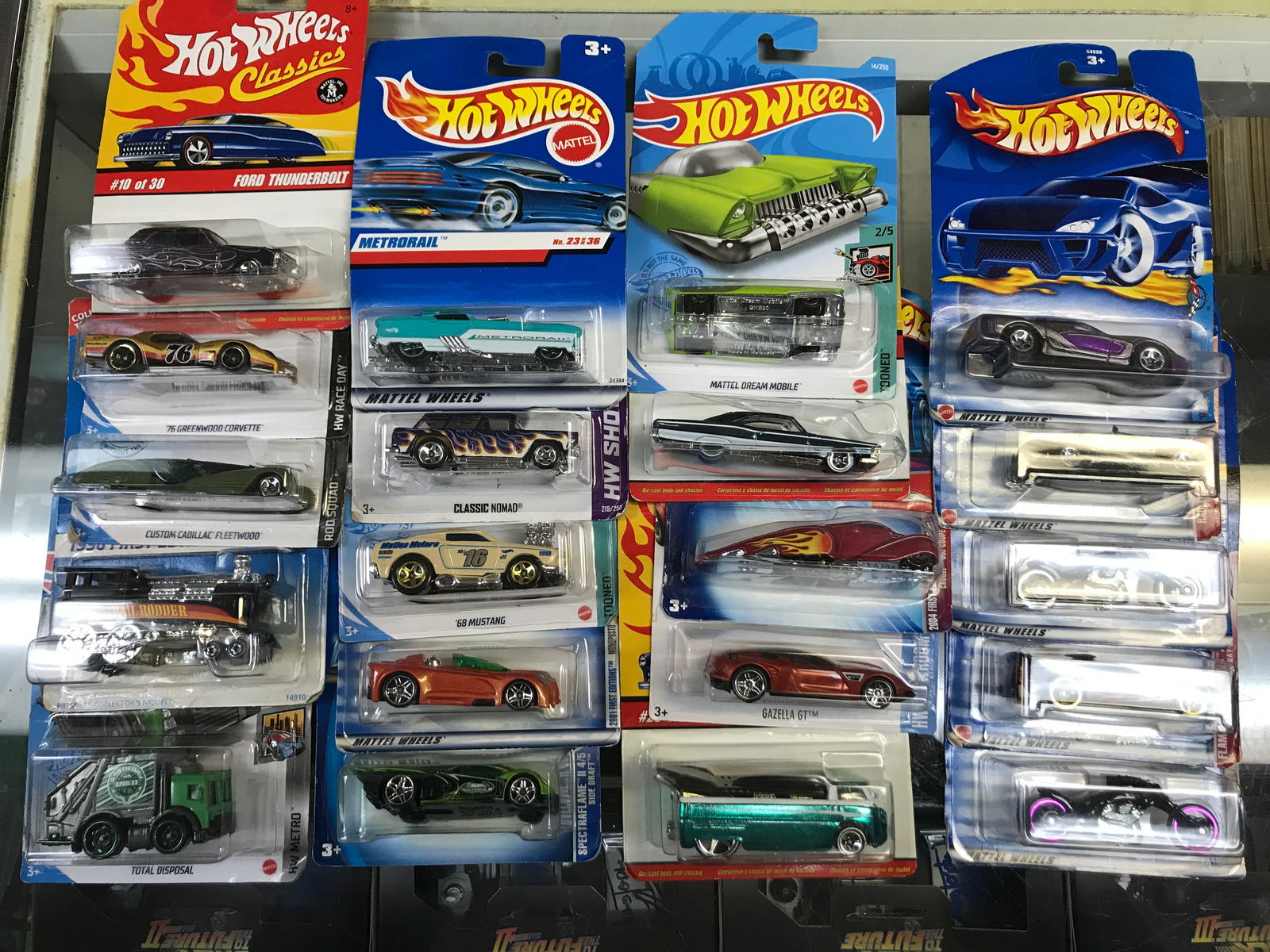 LOT OF 20 HOT WHEELS IN ORIGINAL PACKAGING: Prices are in Canadian dollars