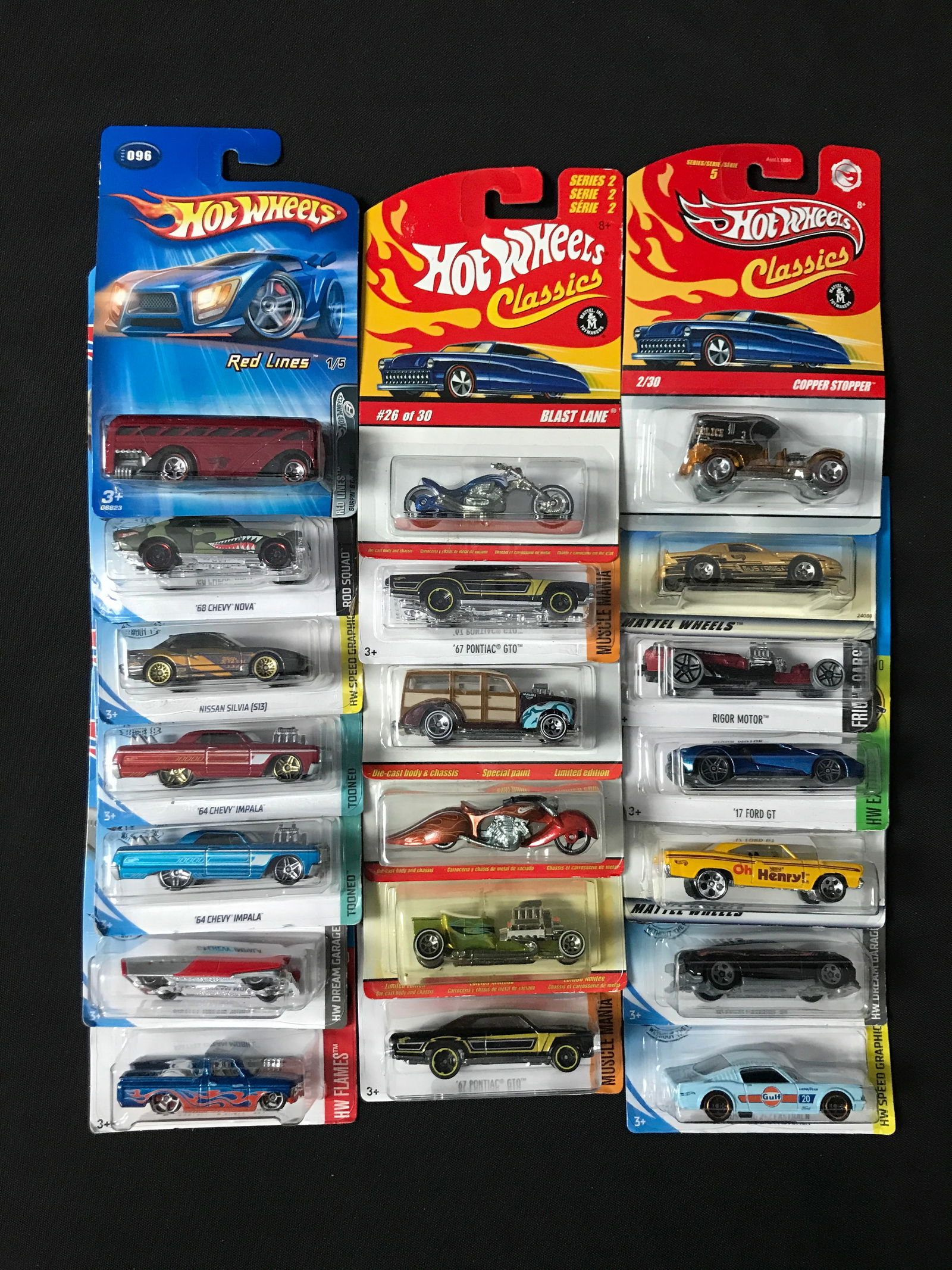 LOT OF 20 HOT WHEELS IN ORIGINAL PACKAGING: Prices are in Canadian dollars