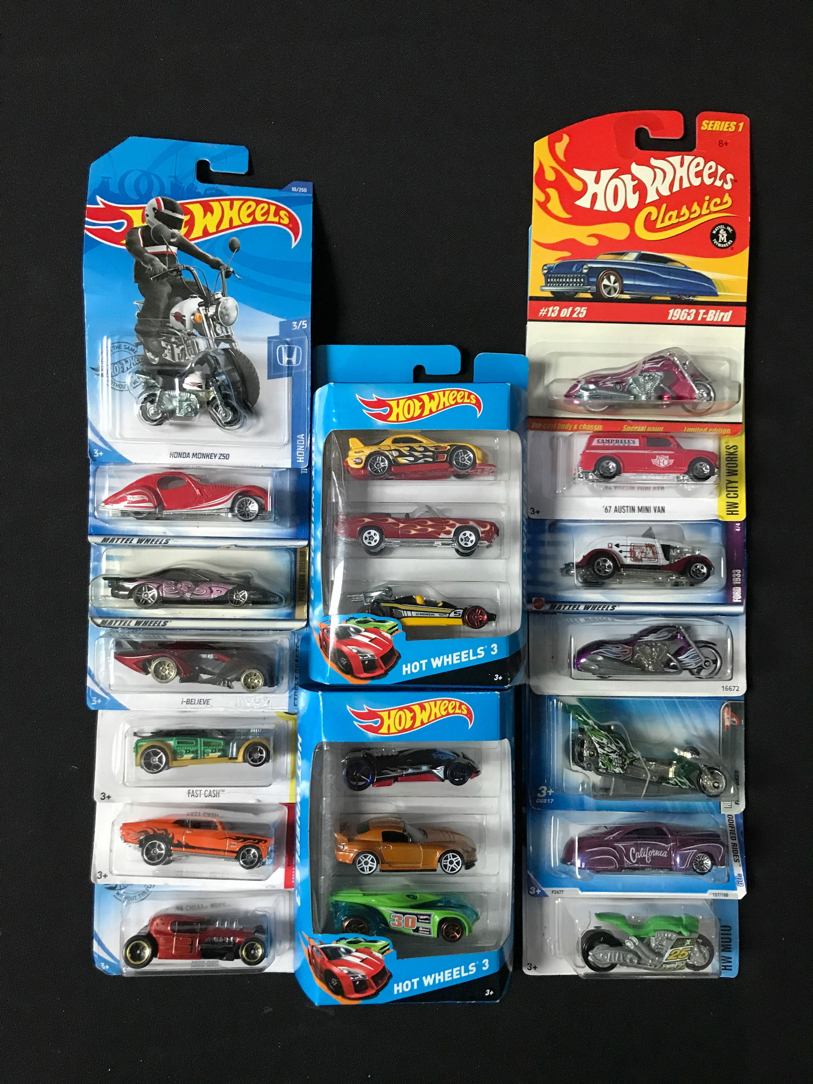 LOT OF 20 HOT WHEELS IN ORIGINAL PACKAGING: Prices are in Canadian dollars