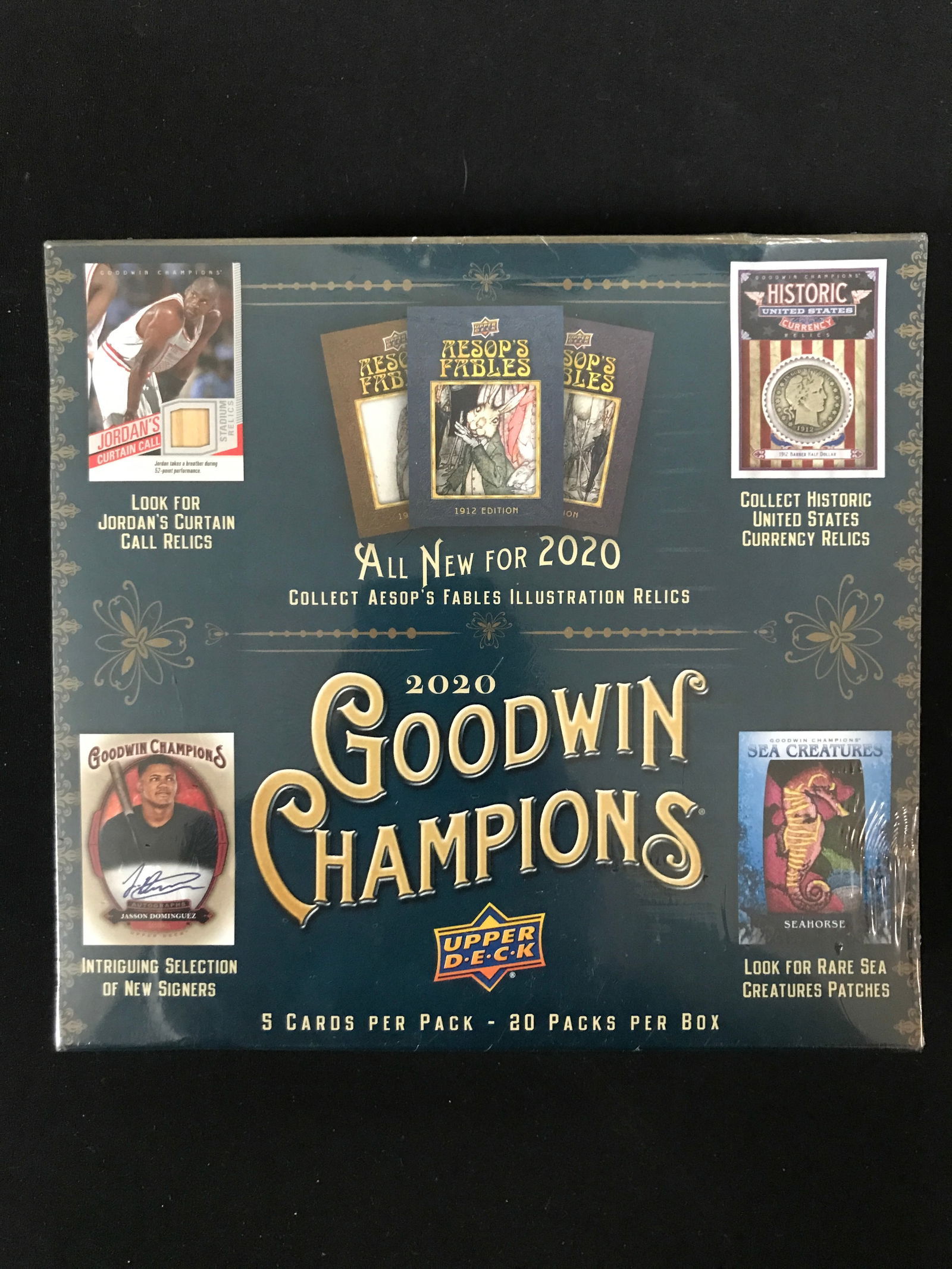 2020 UPPER DECK GOODWIN CHAMPIONS SEALED TRADING CARDS BOX: Prices are in Canadian dollars