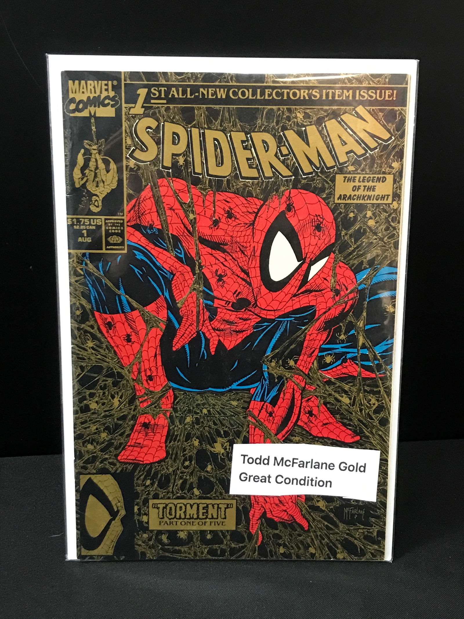 SPIDERMAN #1 GOLD - MARVEL COMICS: Prices are in Canadian dollars