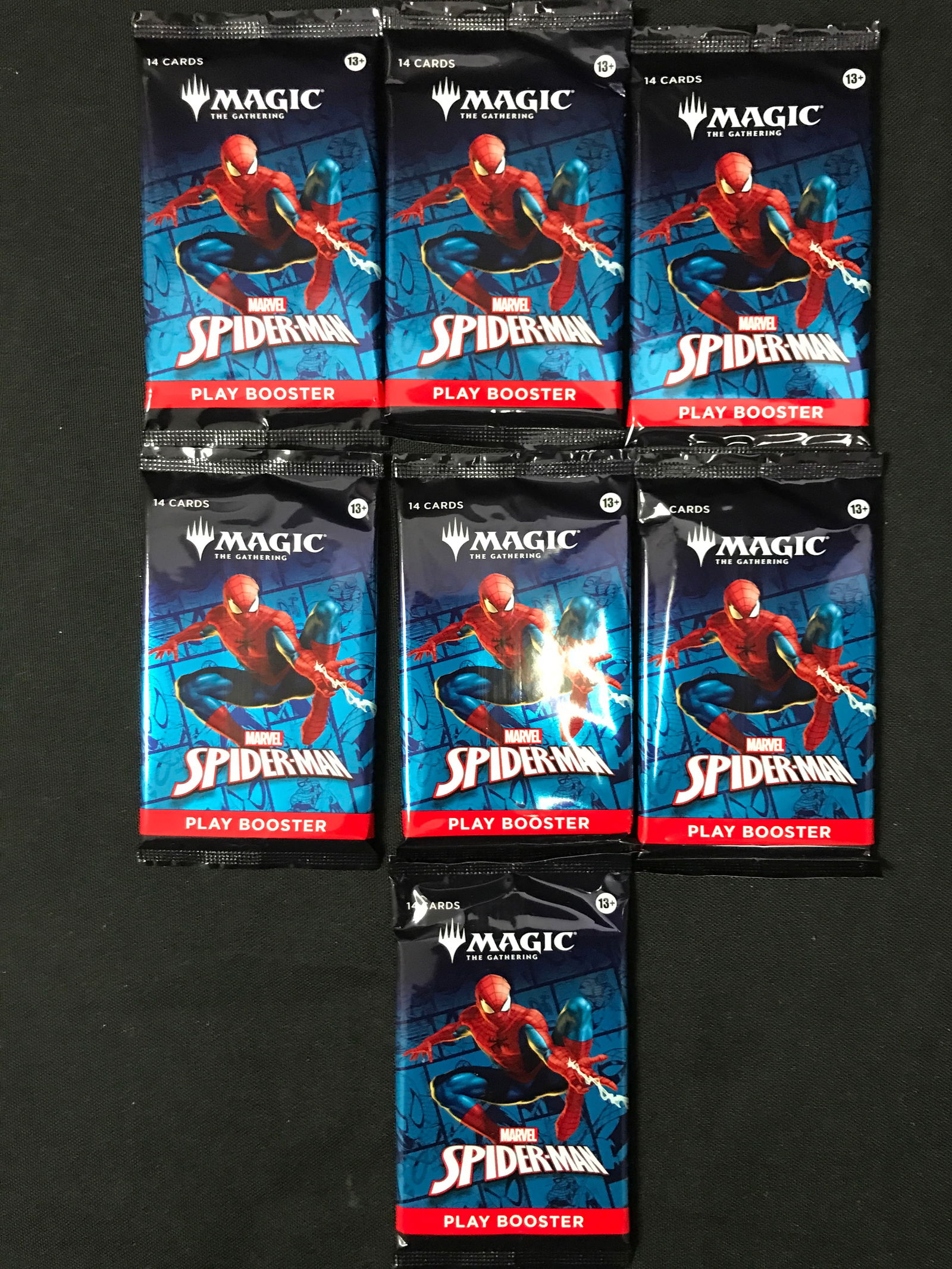 7 MAGIC THE GATHERING MARVEL BOOSTER SEALED PACKS: Prices are in Canadian dollars