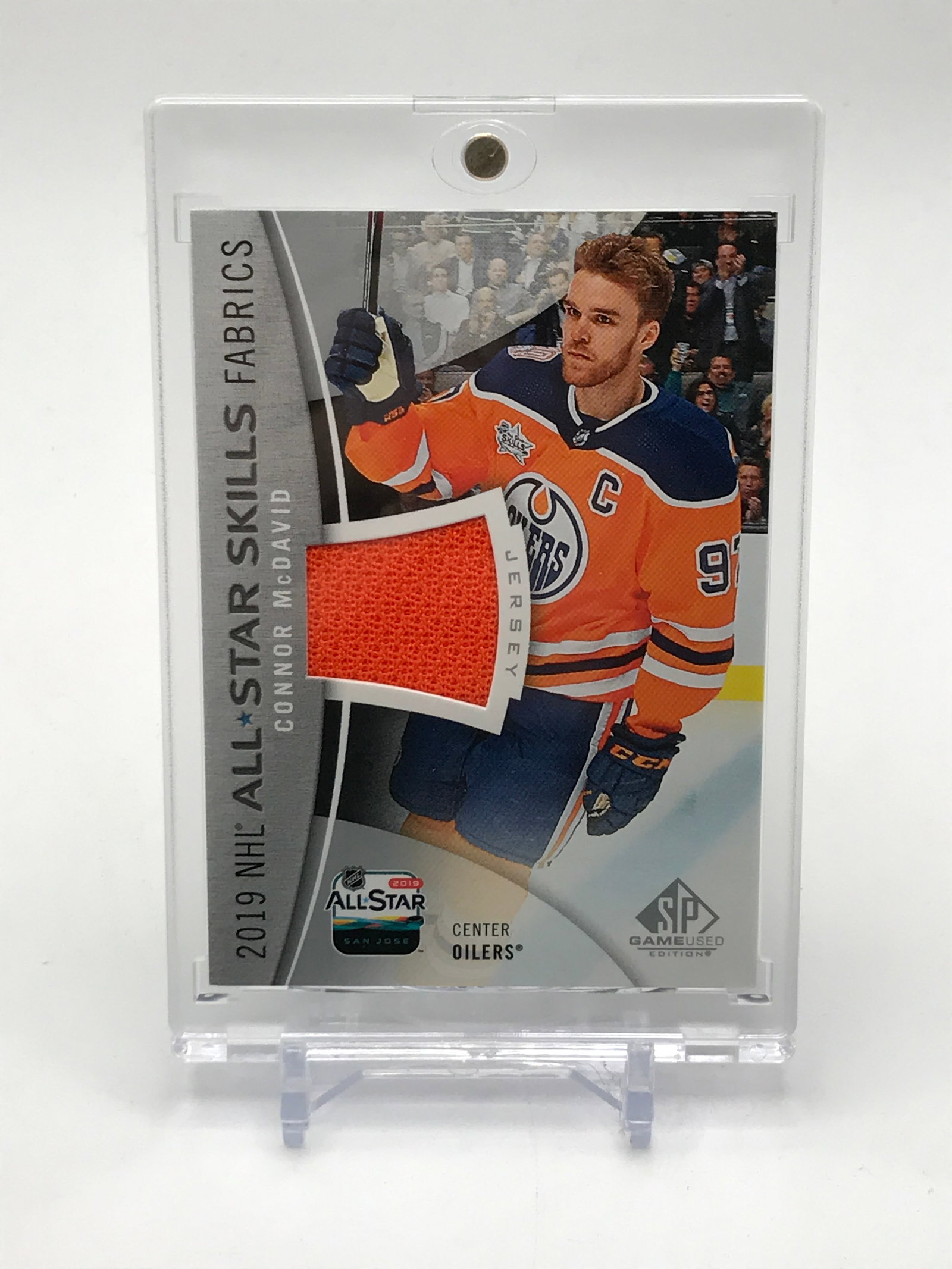 2019-20 UPPER DECK SP CONNOR MCDAVID GAME USED PATCH CARD: Prices are in Canadian dollars