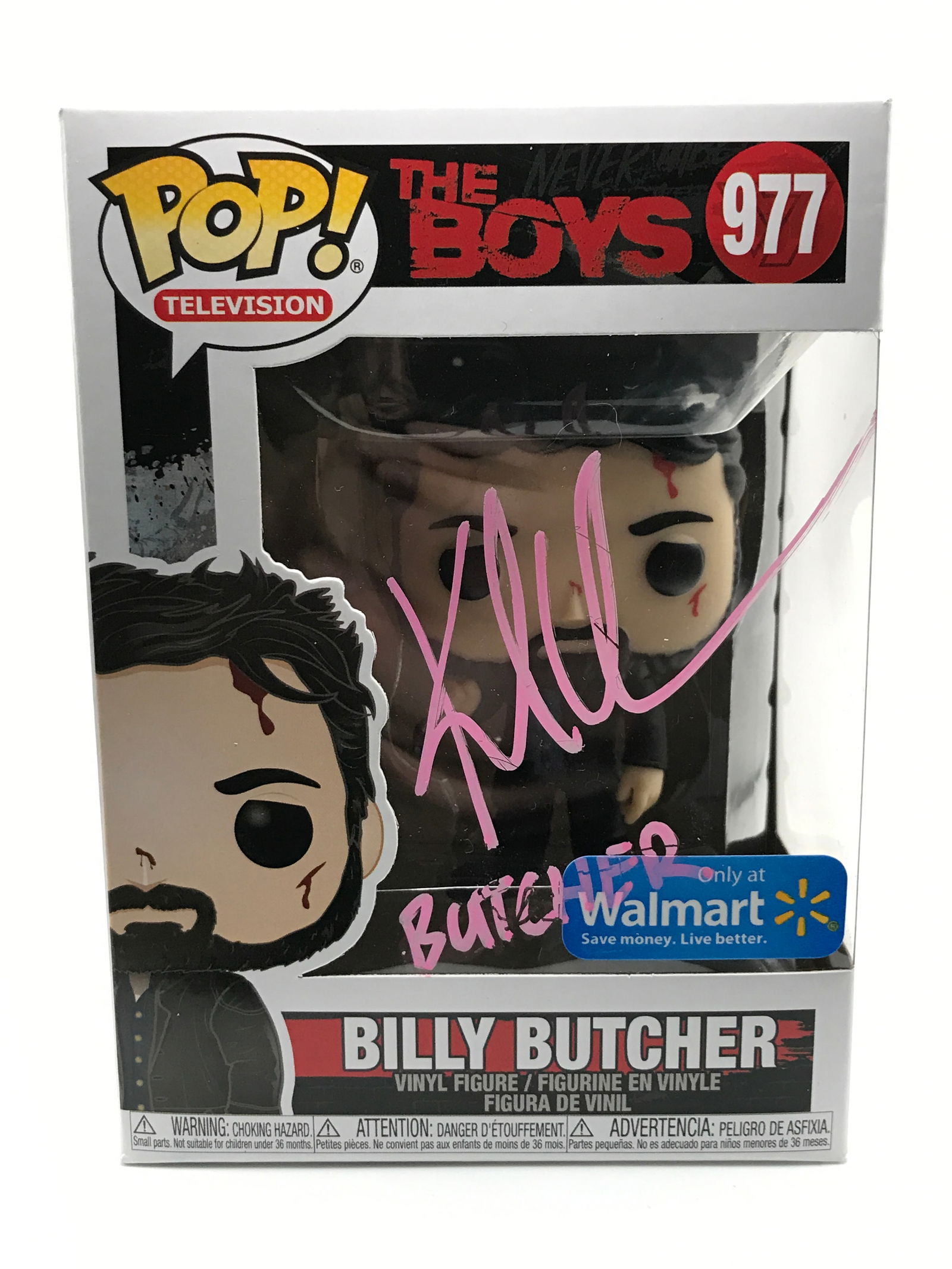 KARL URBAN SIGNED BILLY BUTCHER FUNKO POP - WWOC COA: Prices are in Canadian dollars