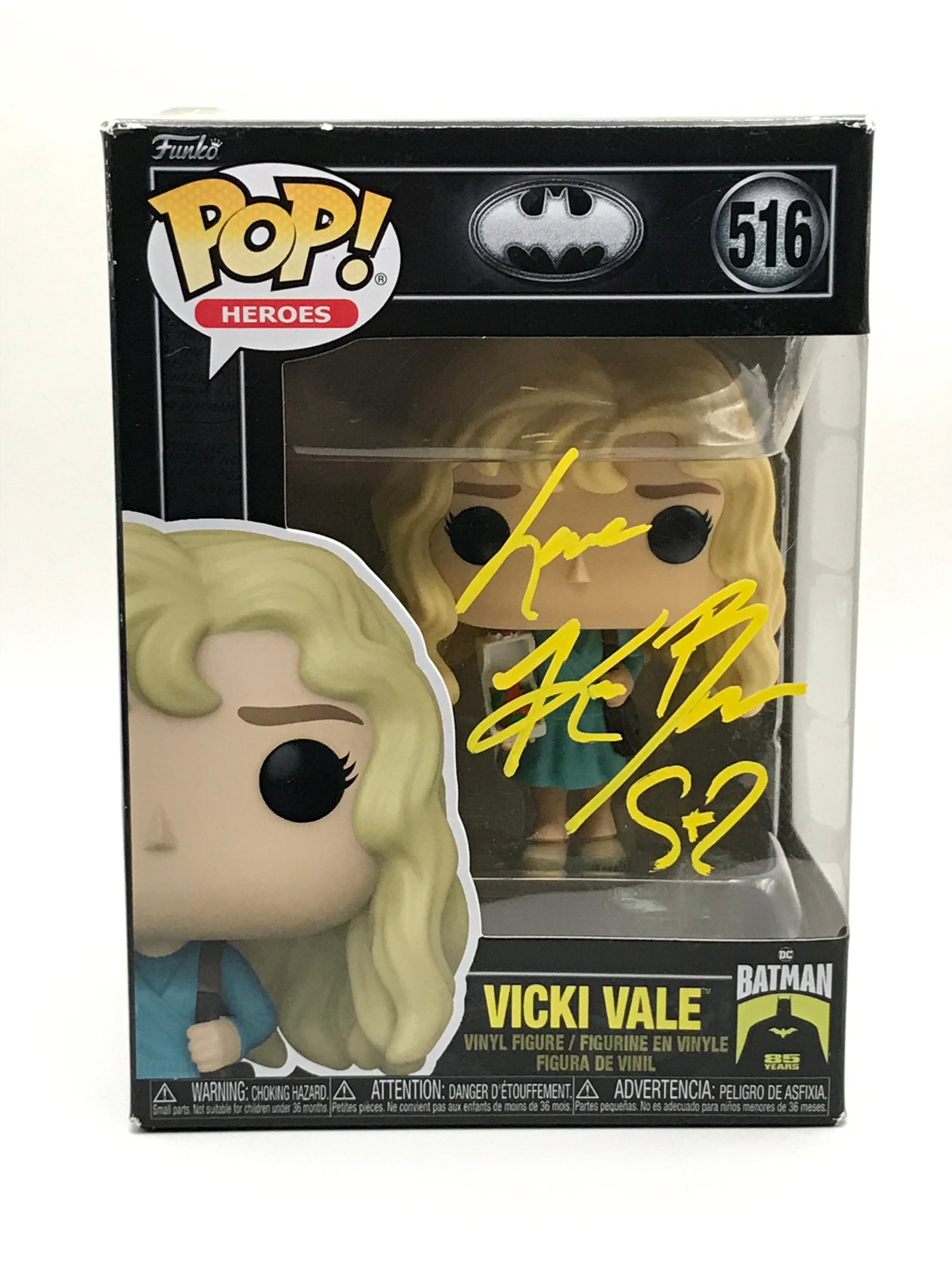 KIM BASINGER SIGNED VICKI VALE BATMAN FUNKO POP - KB COA: Prices are in Canadian dollars
