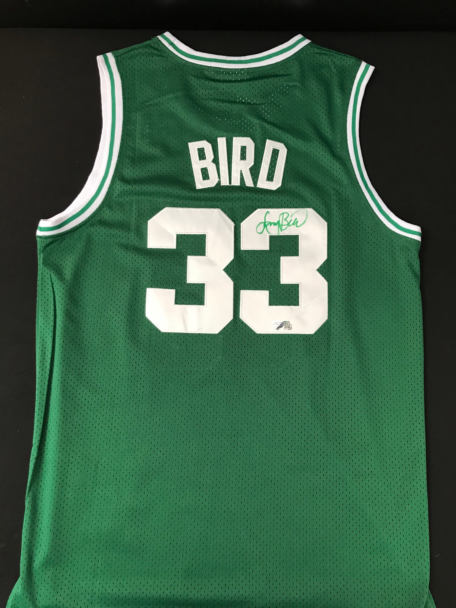 LARRY BIRD SIGNED BOSTON CELTICS CUSTOM JERSEY - ACE COA: Prices are in Canadian dollars