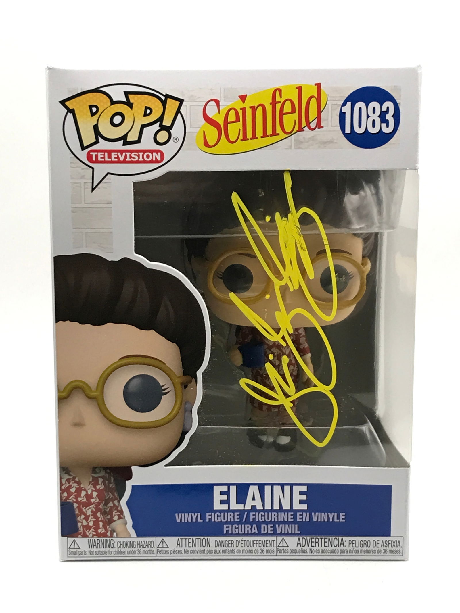 JULIE LOUIS DREYFUS SIGNED ELAINE SEINFELD FUNKO POP - KB COA: Prices are in Canadian dollars