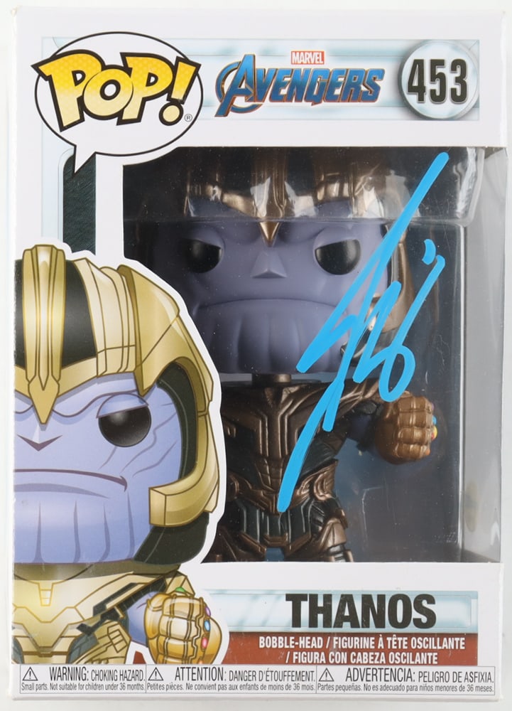 JOSH BROLIN SIGNED THANOS FUNKO POP - ACOA COA: Prices are in Canadian dollars