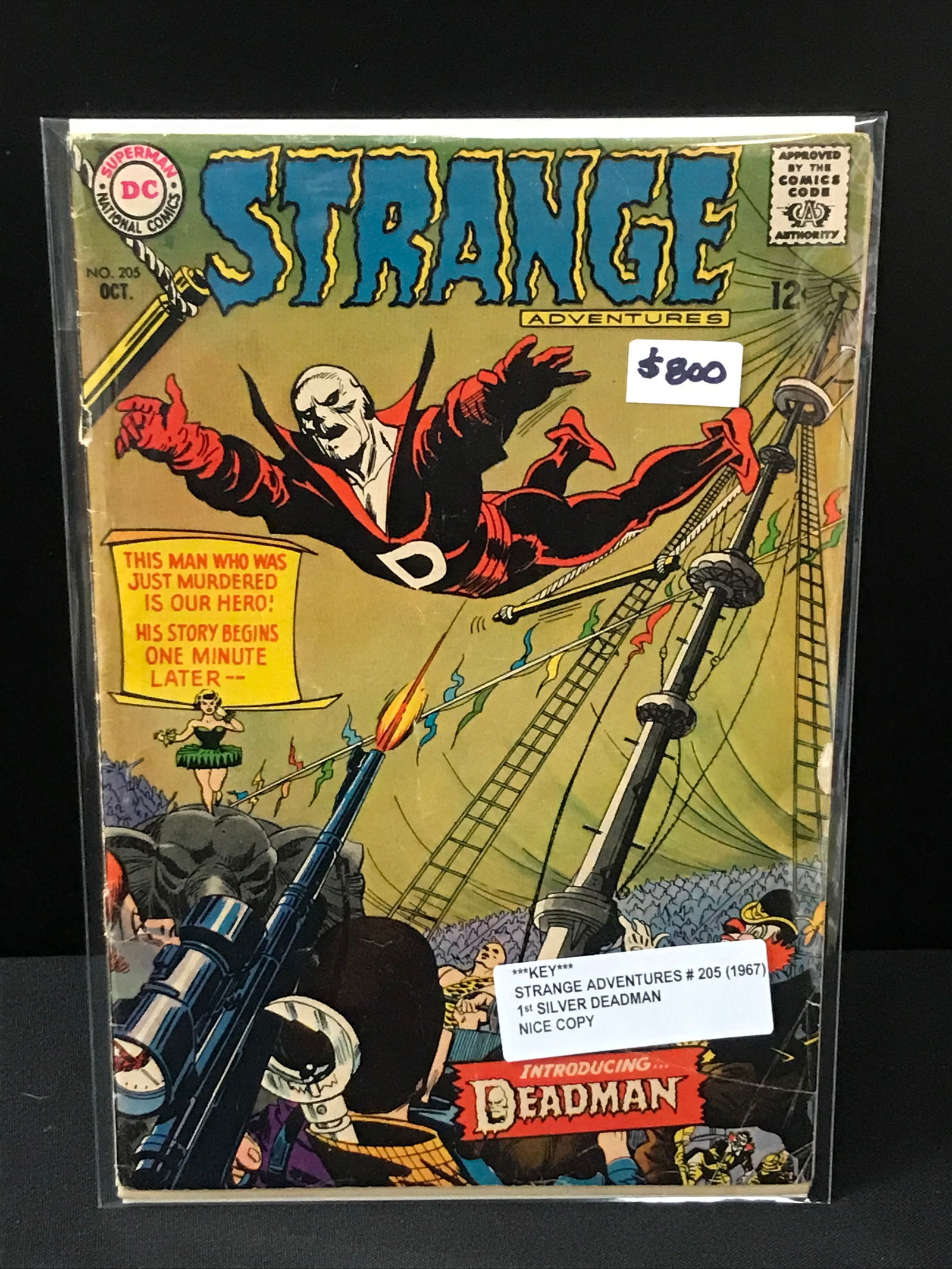 STRANGE ADVENTURES #205 (1967) 1ST SILVER DEADMAN - DC COMICS: Prices are in Canadian dollars