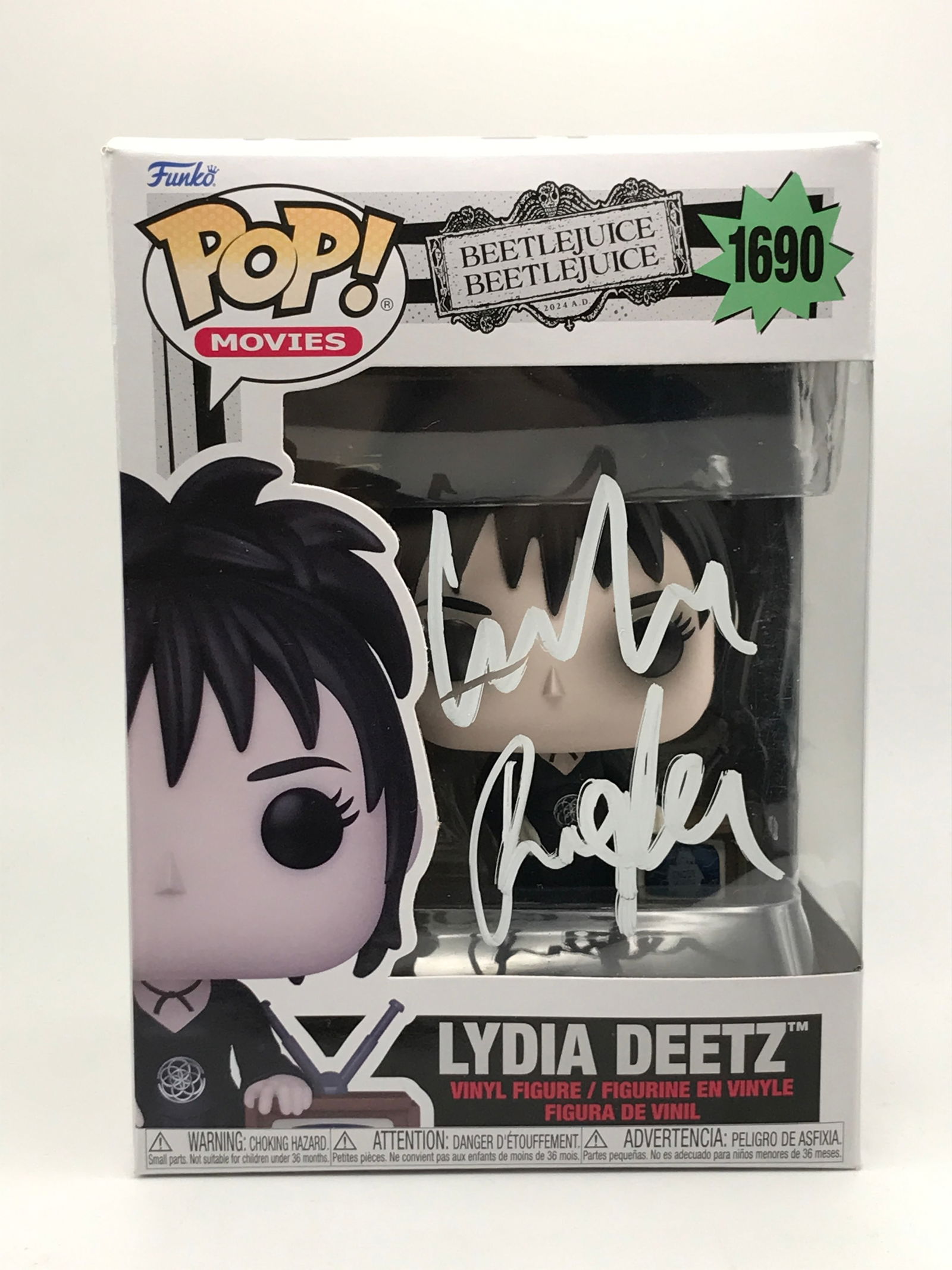 WINONA RYDER SIGNED LYDIA DEETZ BEETLEJUICE FUNKO POP - KB COA: Prices are in Canadian dollars