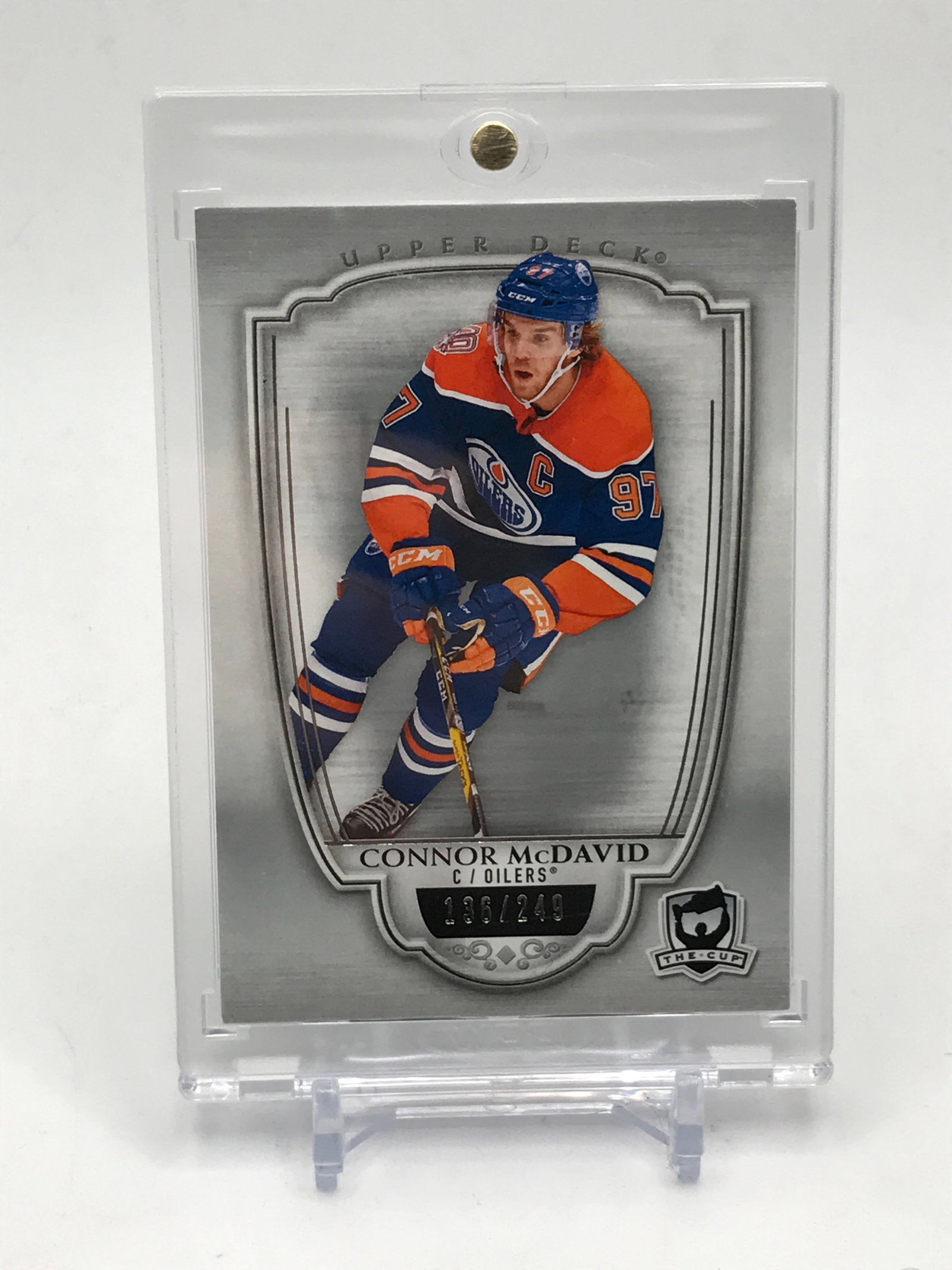2018-19 UPPER DECK THE CUP HOCKEY CONNOR MCDAVID TRADING CARD 136/249: Prices are in Canadian dollars