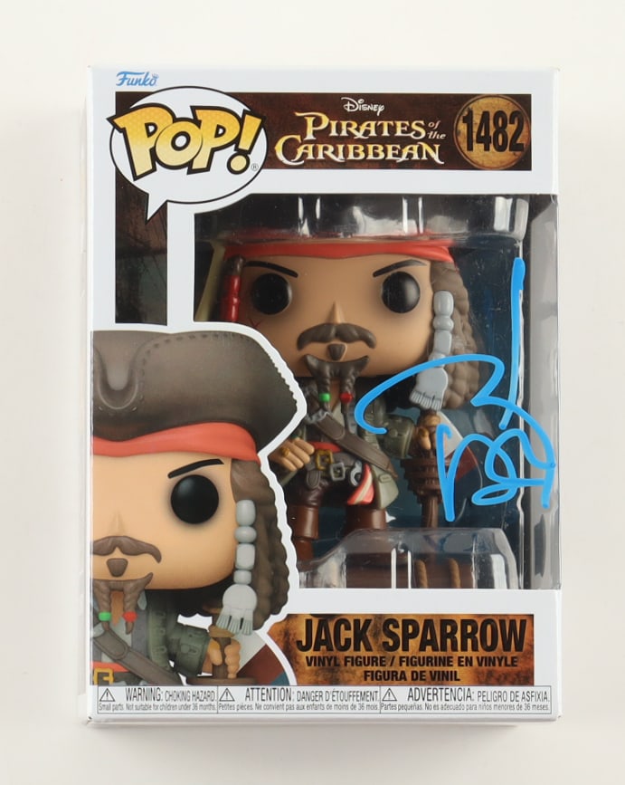 JOHNNY DEPP SIGNED JACK SPARROW FUNKO POP - BECKETT COA: Prices are in Canadian dollars