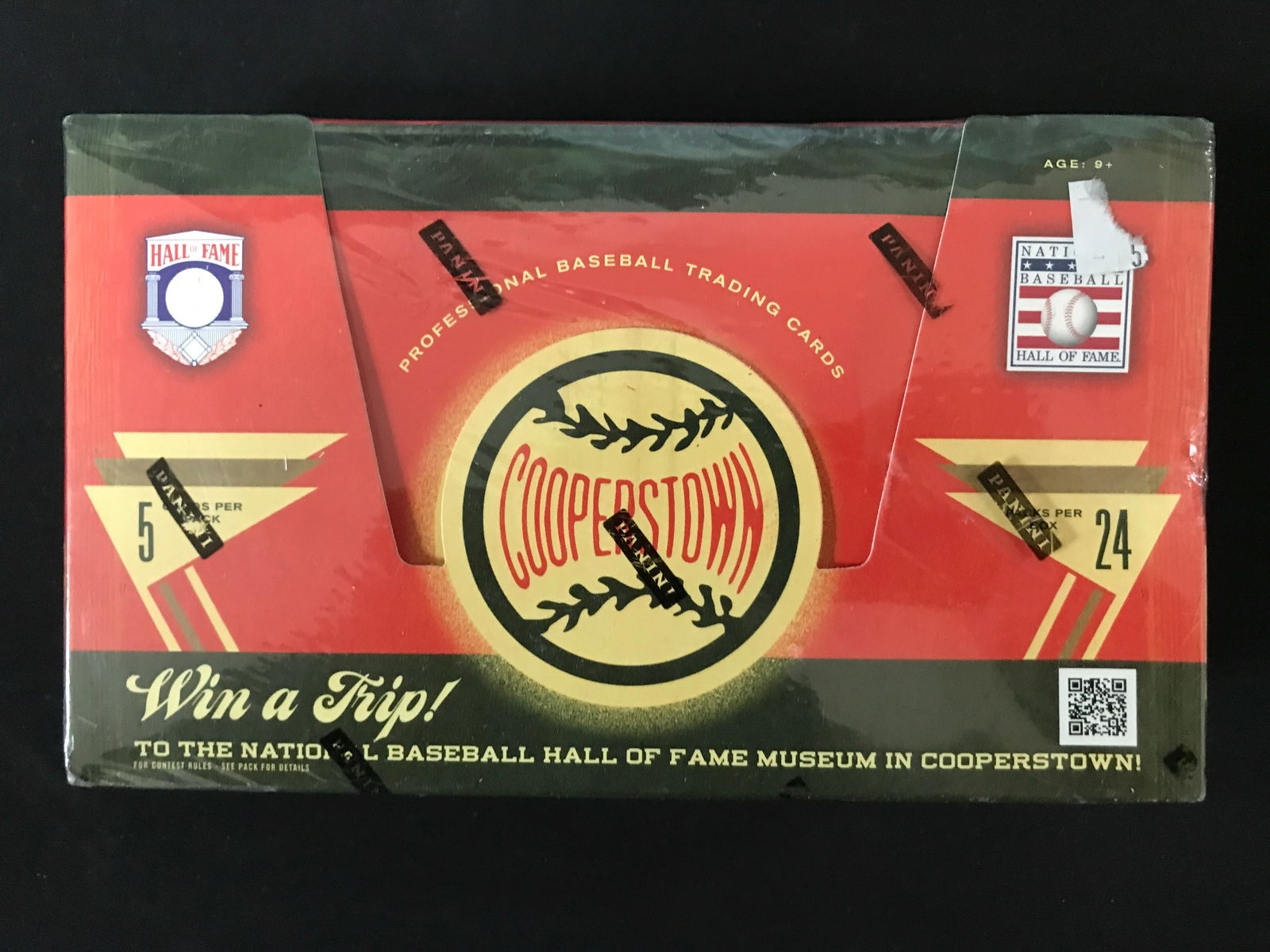 2012 PANINI COOPERSTOWN BASEBALL SEALED TRADING CARDS BOX: Prices are in Canadian dollars