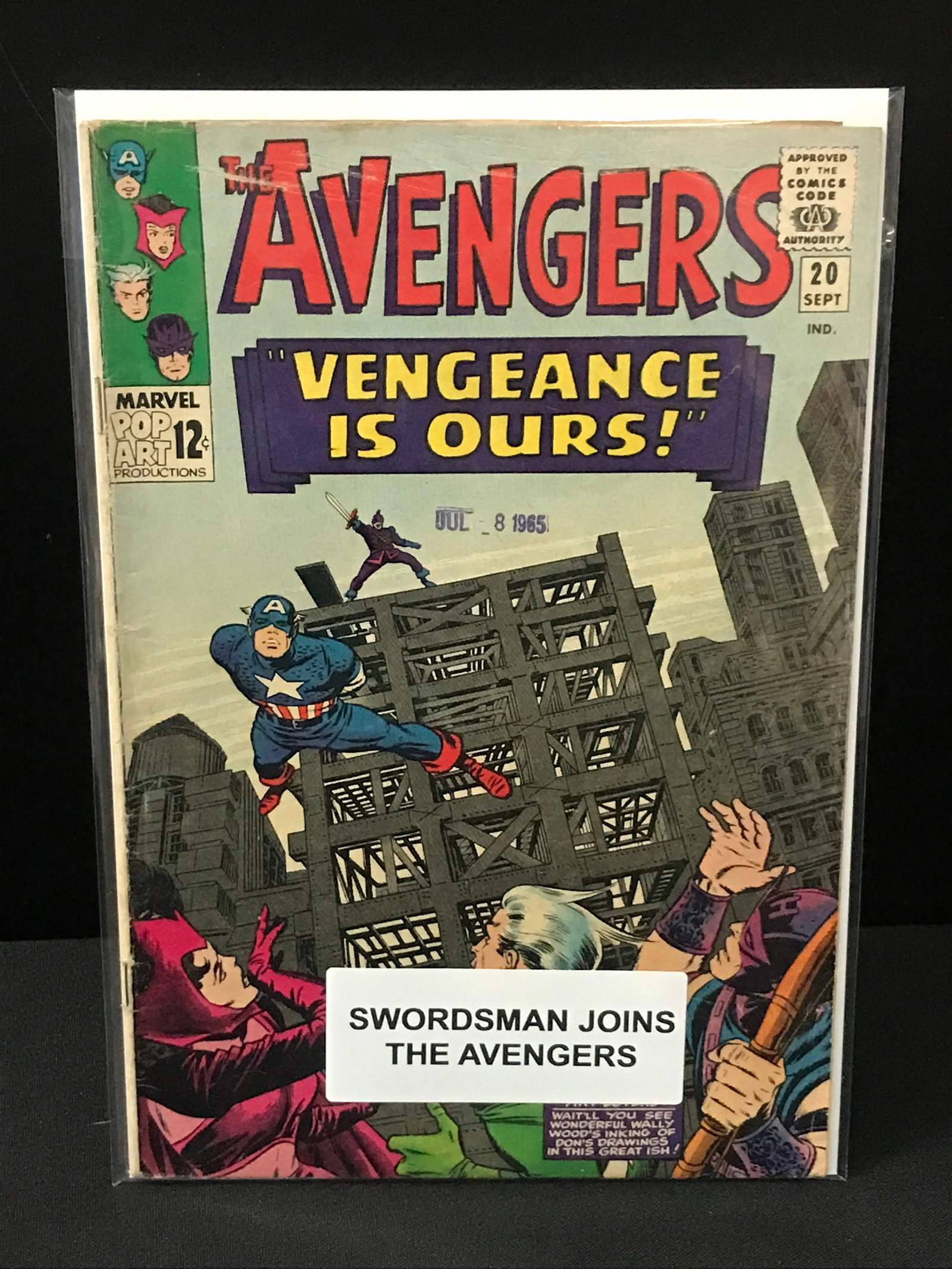 THE AVENGERS #20 THE SWORDSMEN JOINS THE AVENGERS - MARVEL COMICS: Prices are in Canadian dollars