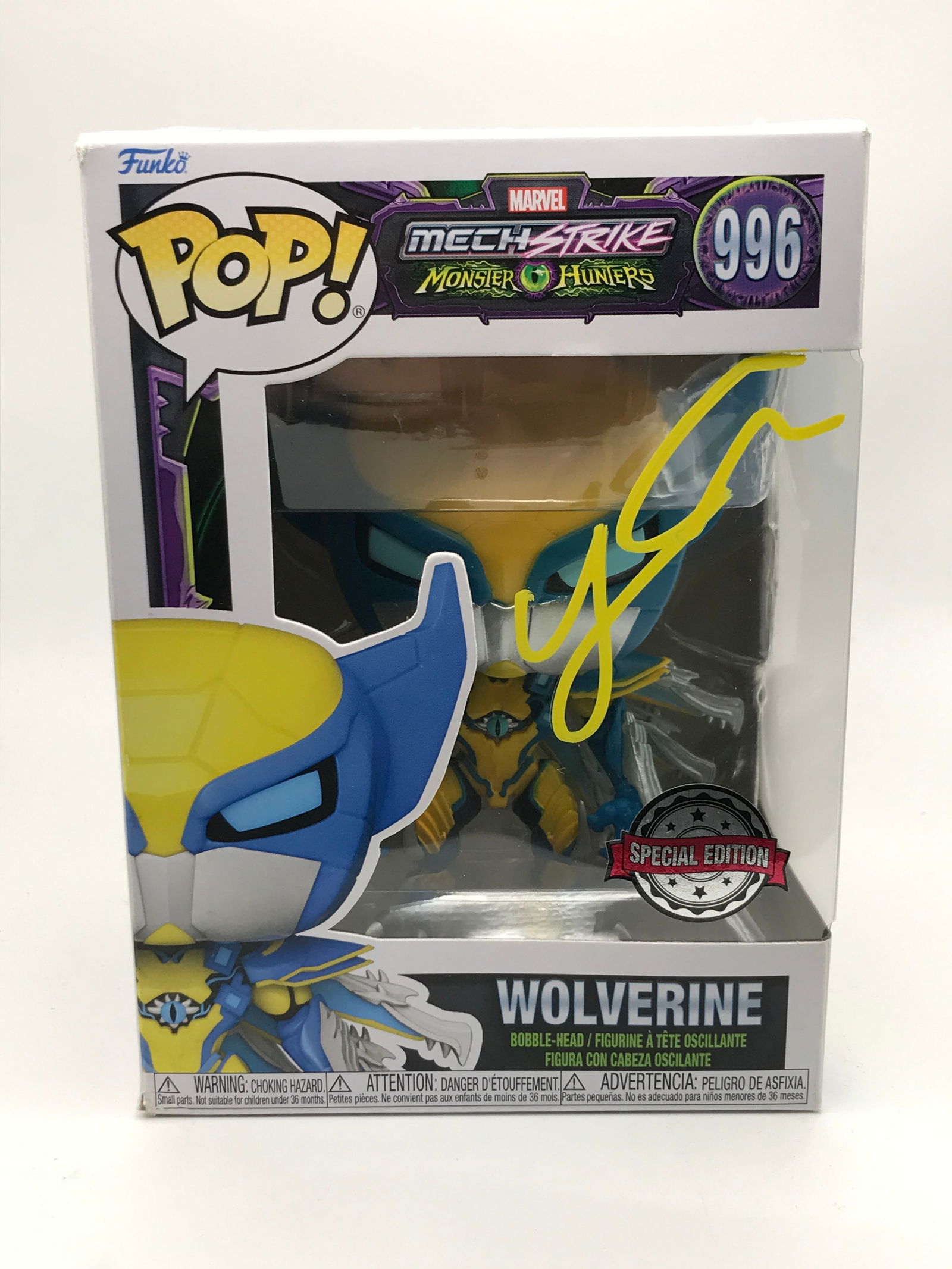 HUGH JACKMAN SIGNED WOLVERINE FUNKO POP - KB COA: Prices are in Canadian dollars