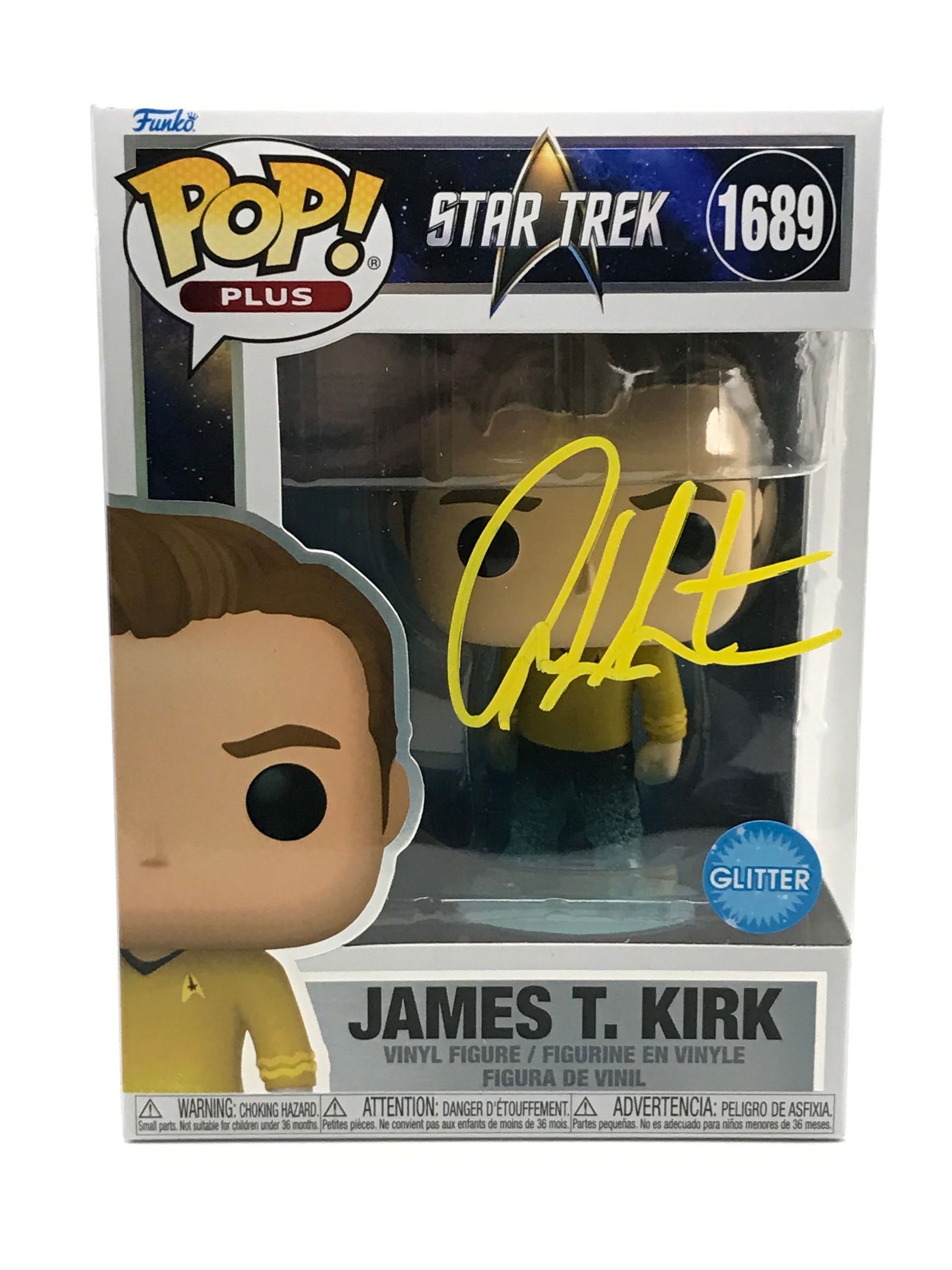 WILLIAM SHATNER SIGNED CAPTAIN KIRK FUNKO POP - WWOC COA: Prices are in Canadian dollars