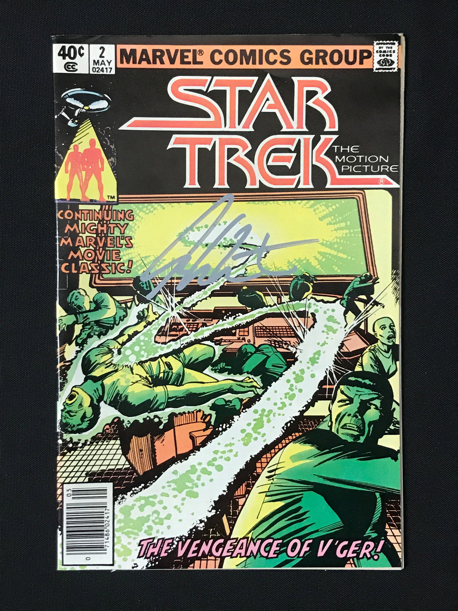 MARVEL COMICS STAR TREK NO.2 SIGNED BY WILLIAM SHATNER - WWOC COA: Prices are in Canadian dollars