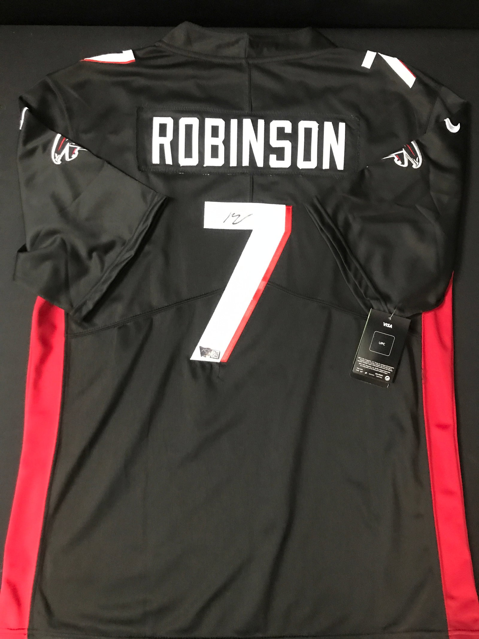 BIJAN ROBINSON SIGNED ATLANTA FALCONS CUSTOM JERSEY - ACE COA: Prices are in Canadian dollars