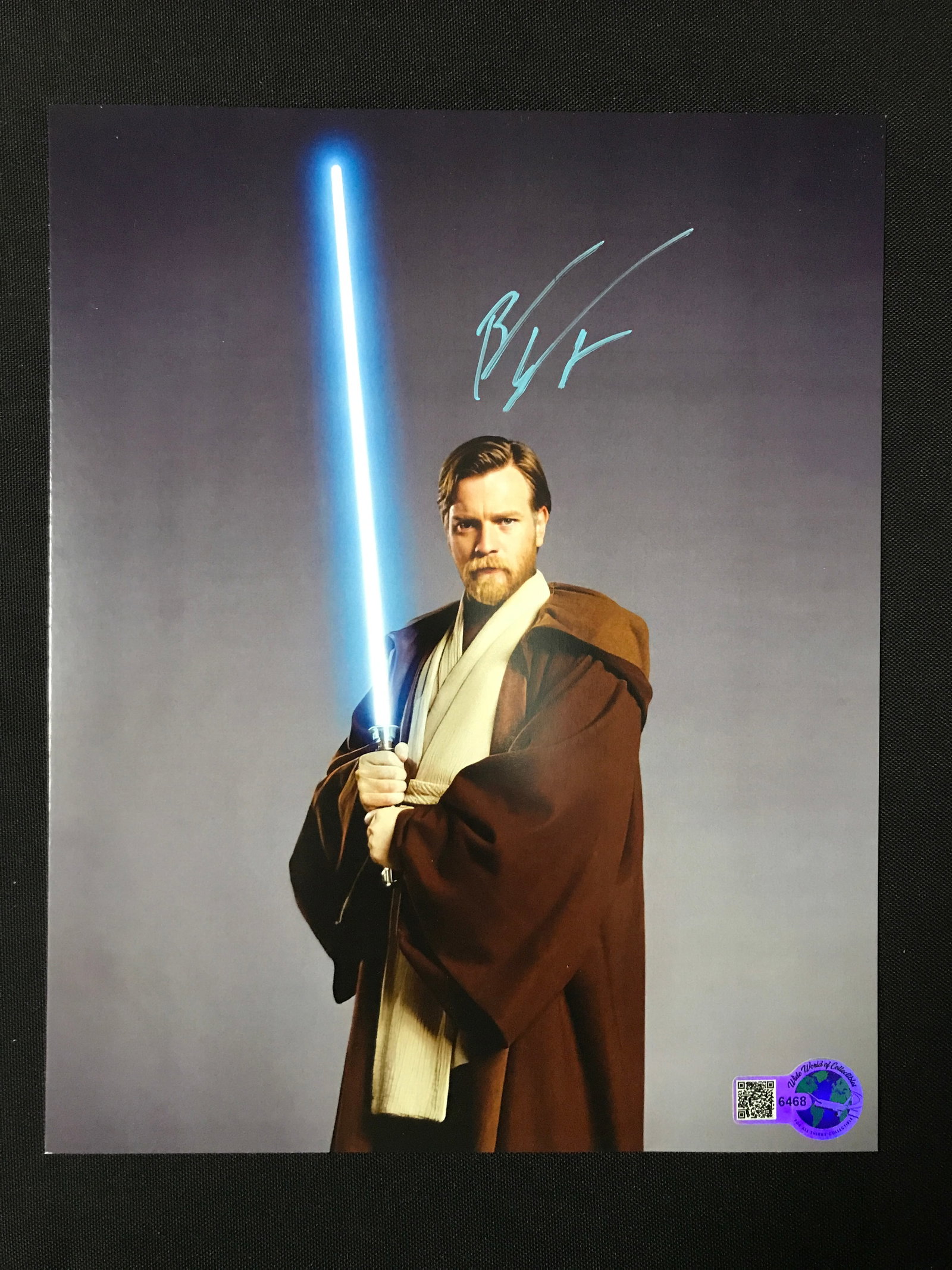 EWAN MCGREGOR SIGNED OBI-WAN KENOBI 8X10 - WWOC COA: Prices are in Canadian dollars