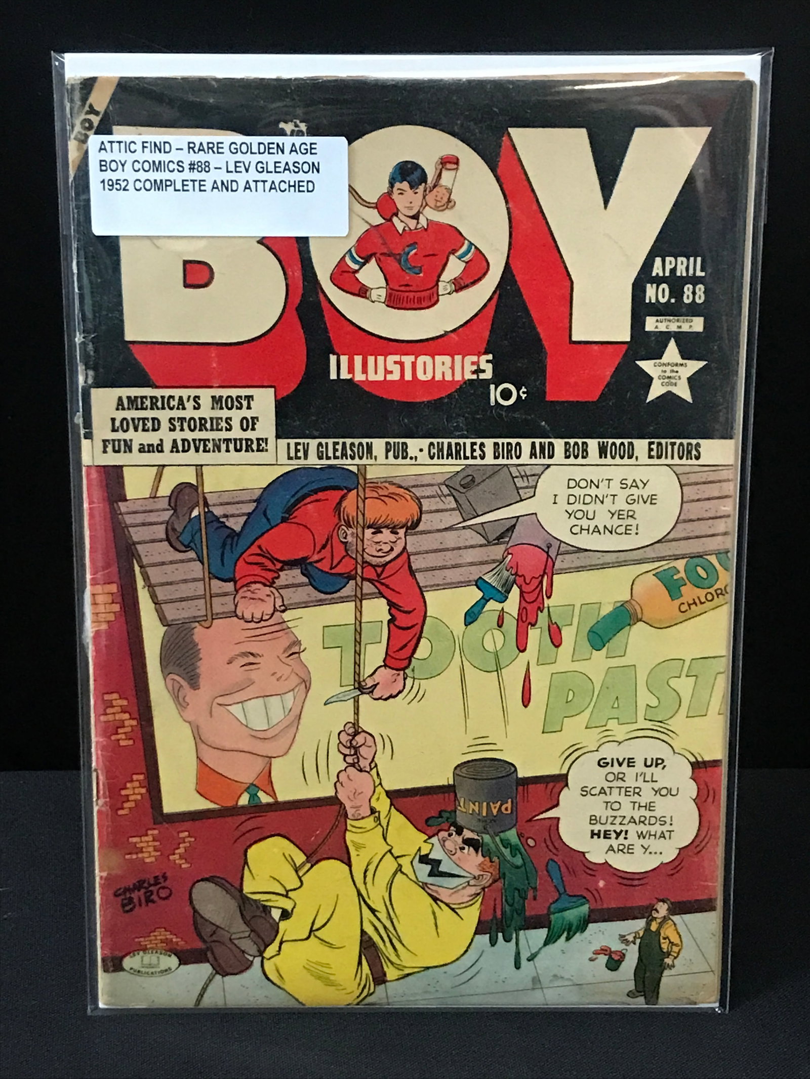 BOY COMICS #88 (1952) COMPLETE AND ATTACHED: Prices are in Canadian dollars