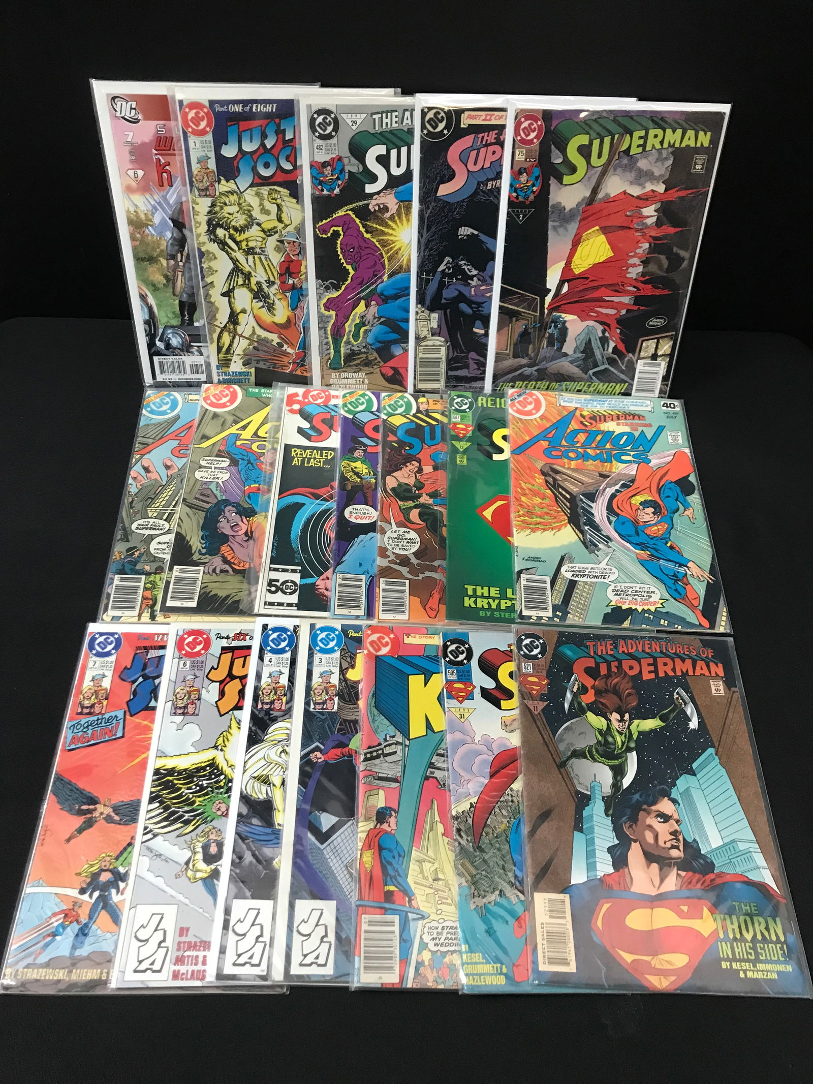LOT OF DC COMICS INCLUDING SUPERMAN AND JUSTICE LEAGUE (1 of 1)