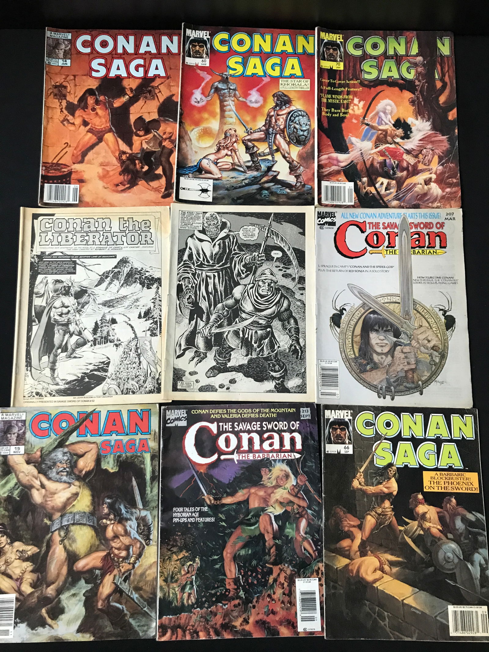 VINTAGE CONAN COMIC BOOK LOT (1 of 1)