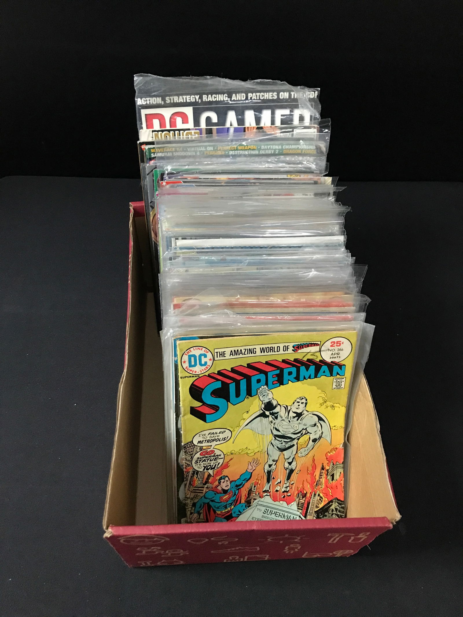 SMALL BOX OF VARIOUS COMICS: Prices are in Canadian dollars