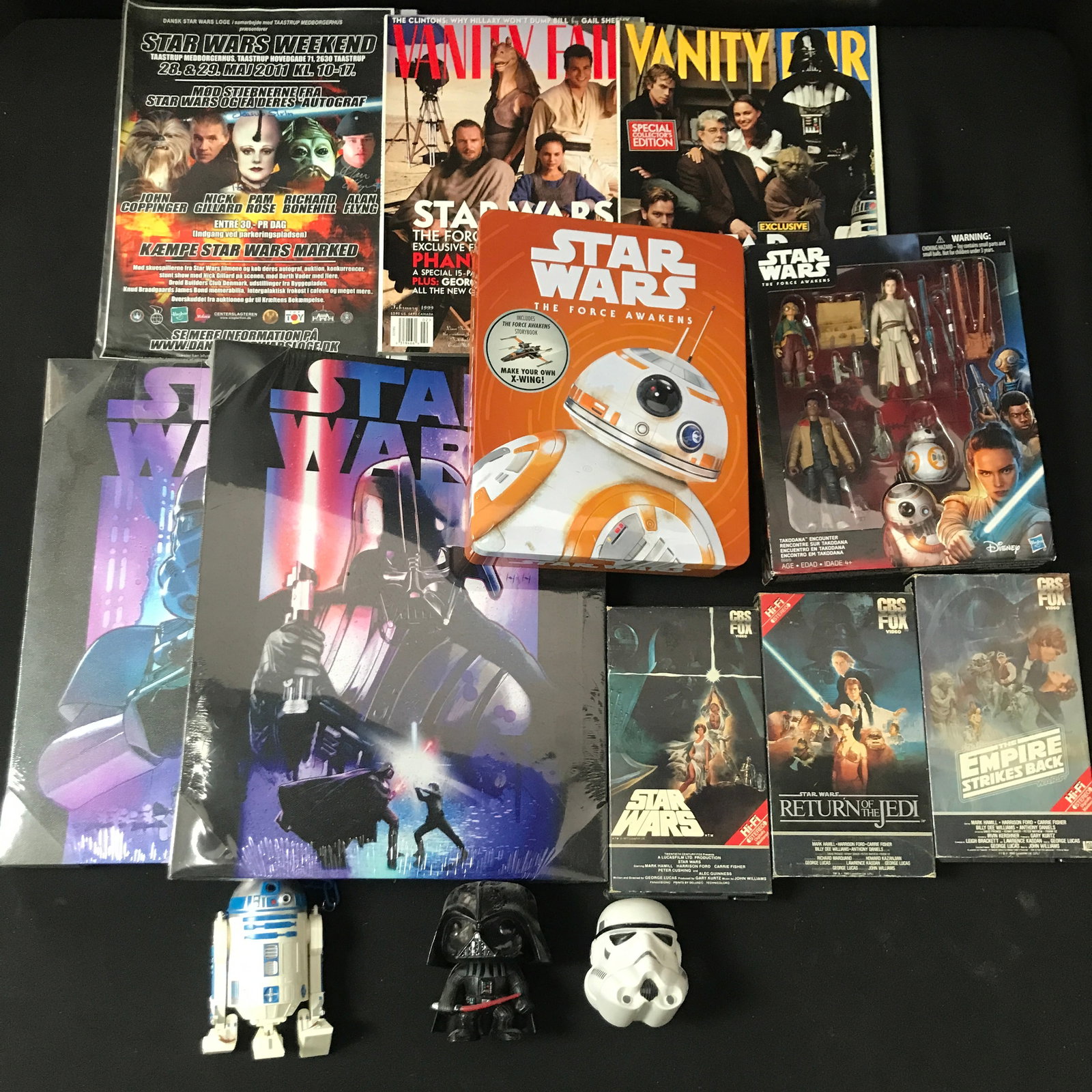 STAR WARS COLLECTIBLES LOT: Prices are in Canadian dollars