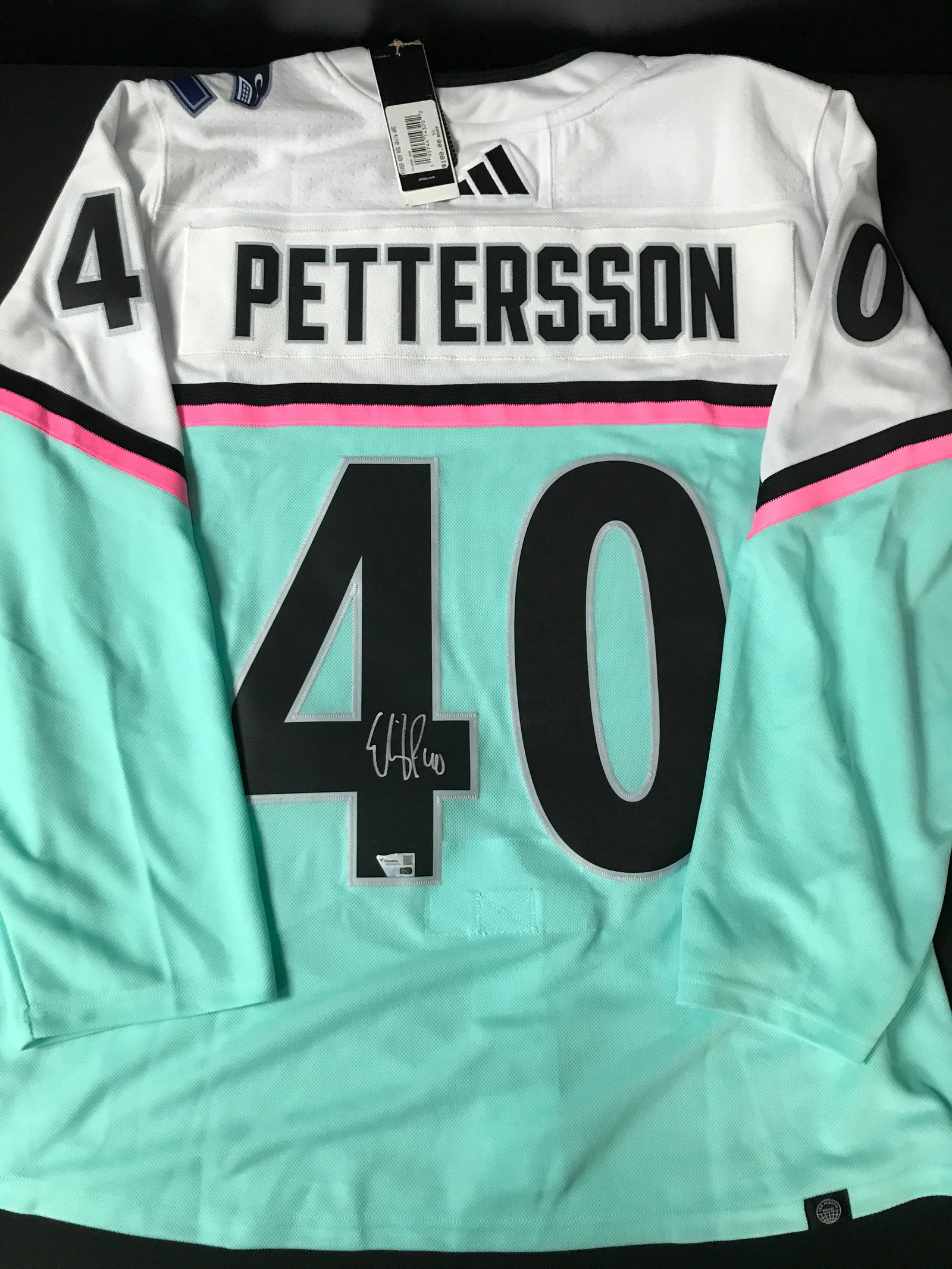 ELIAS PETTERSSON SIGNED NHL ALL STAR GAME ADIDAS PRO HOCKEY JERSEY (FANATICS COA) (1 of 3)