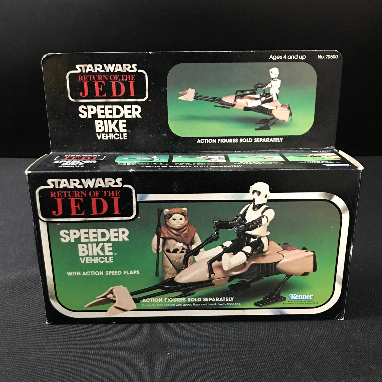 STAR WARS RETURN OF THE JEDI SPEEDER BIKE IN ORIGINAL BOX: Prices are in Canadian dollars