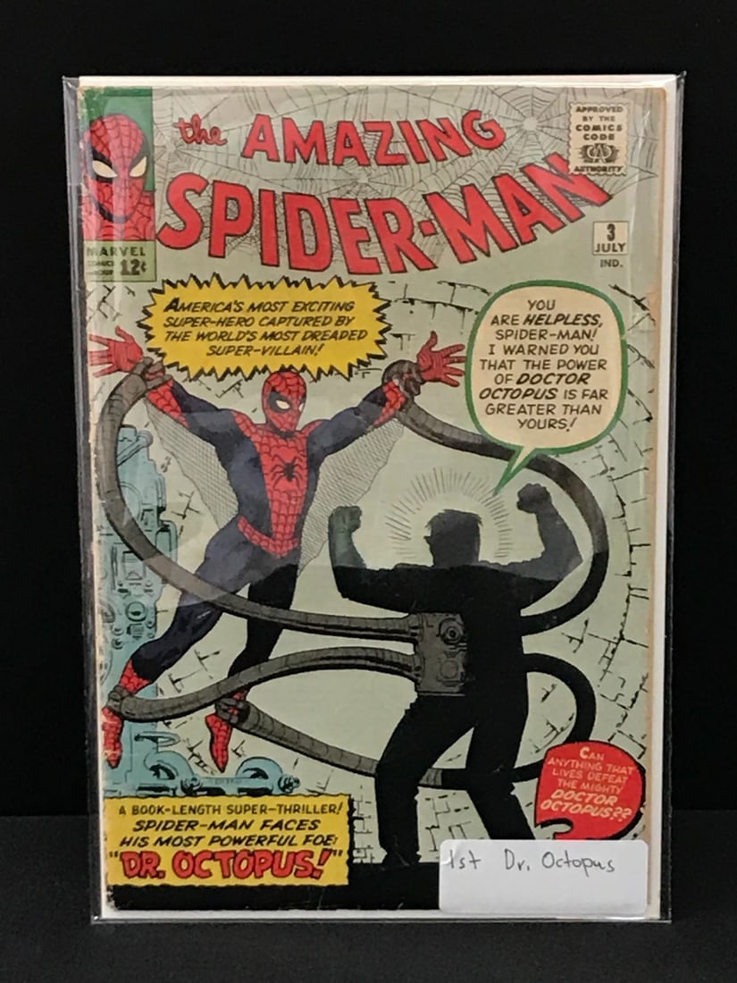 HUGE KEY MARVEL COMICS THE AMAZING SPIDER-MAN NO.3 (1ST APPEARANCE DR. OCTOPUS) (1 of 2)