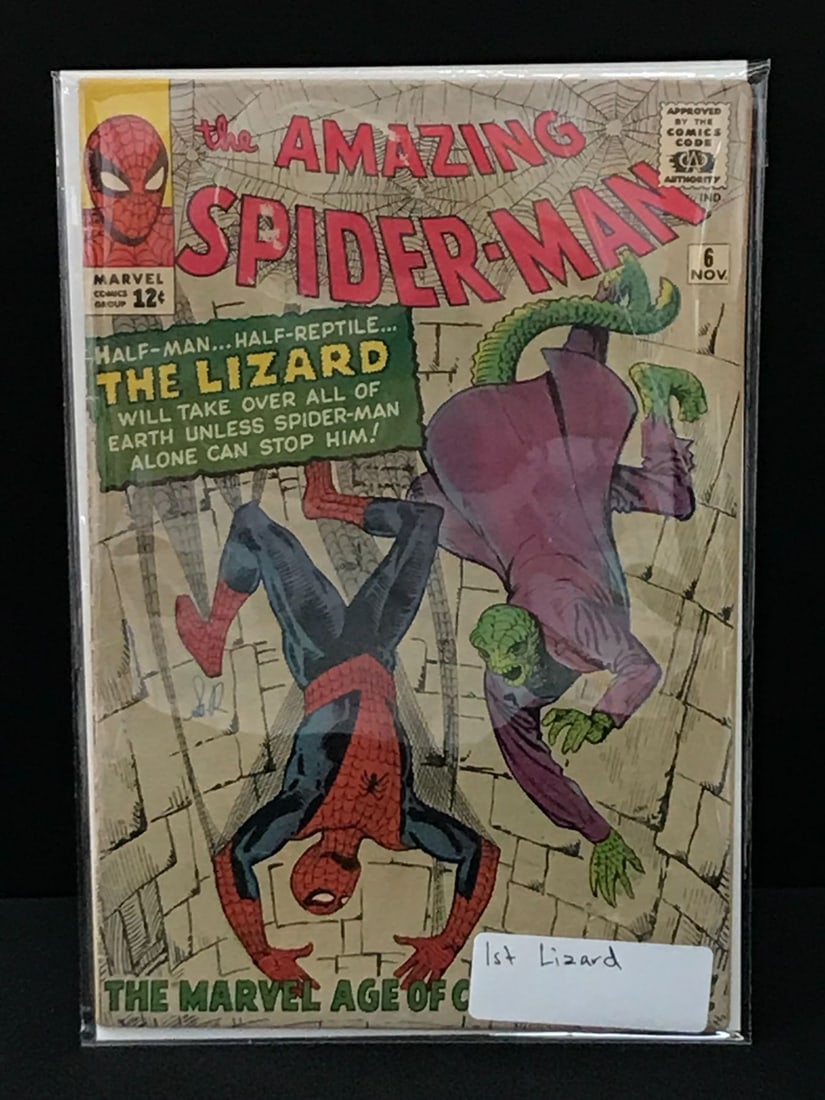 BIG KEY MARVEL COMICS THE AMAZING SPIDER-MAN NO.6 (1ST APPEARANCE LIZARD) (1 of 1)