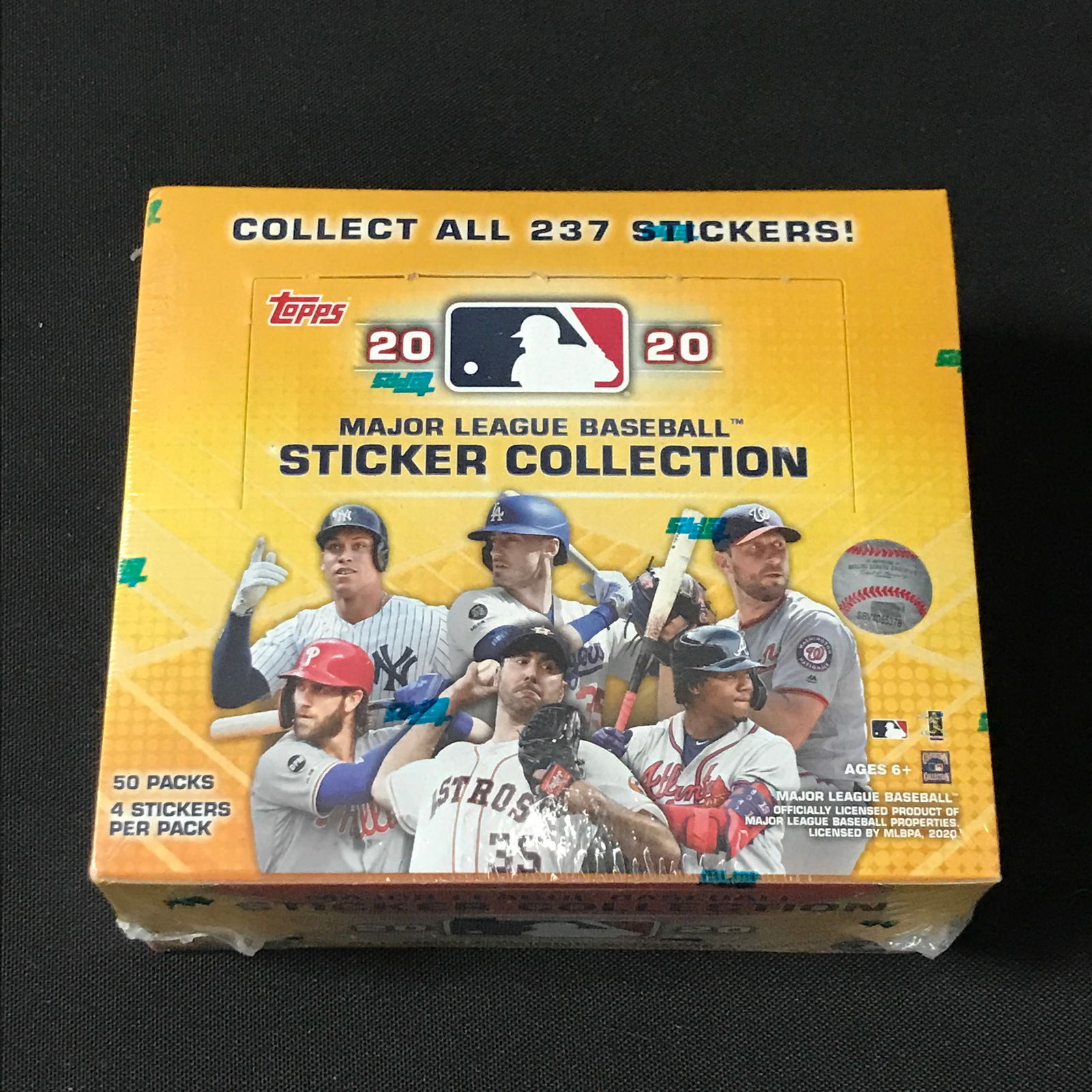 SEALED TOPPS 2020 BASEBALL STICKKER BOX (1 of 2)