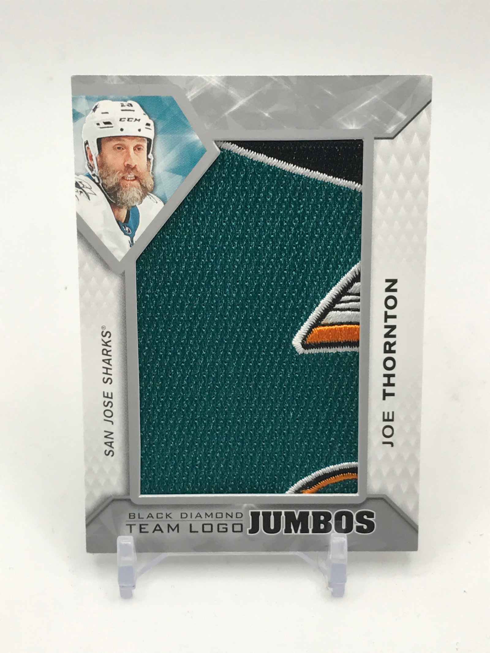 2019-20 UPPER DECK BLACK DIAMOND JPE THORNTON TEAM LOGO JUMBOS: Prices are in Canadian dollars