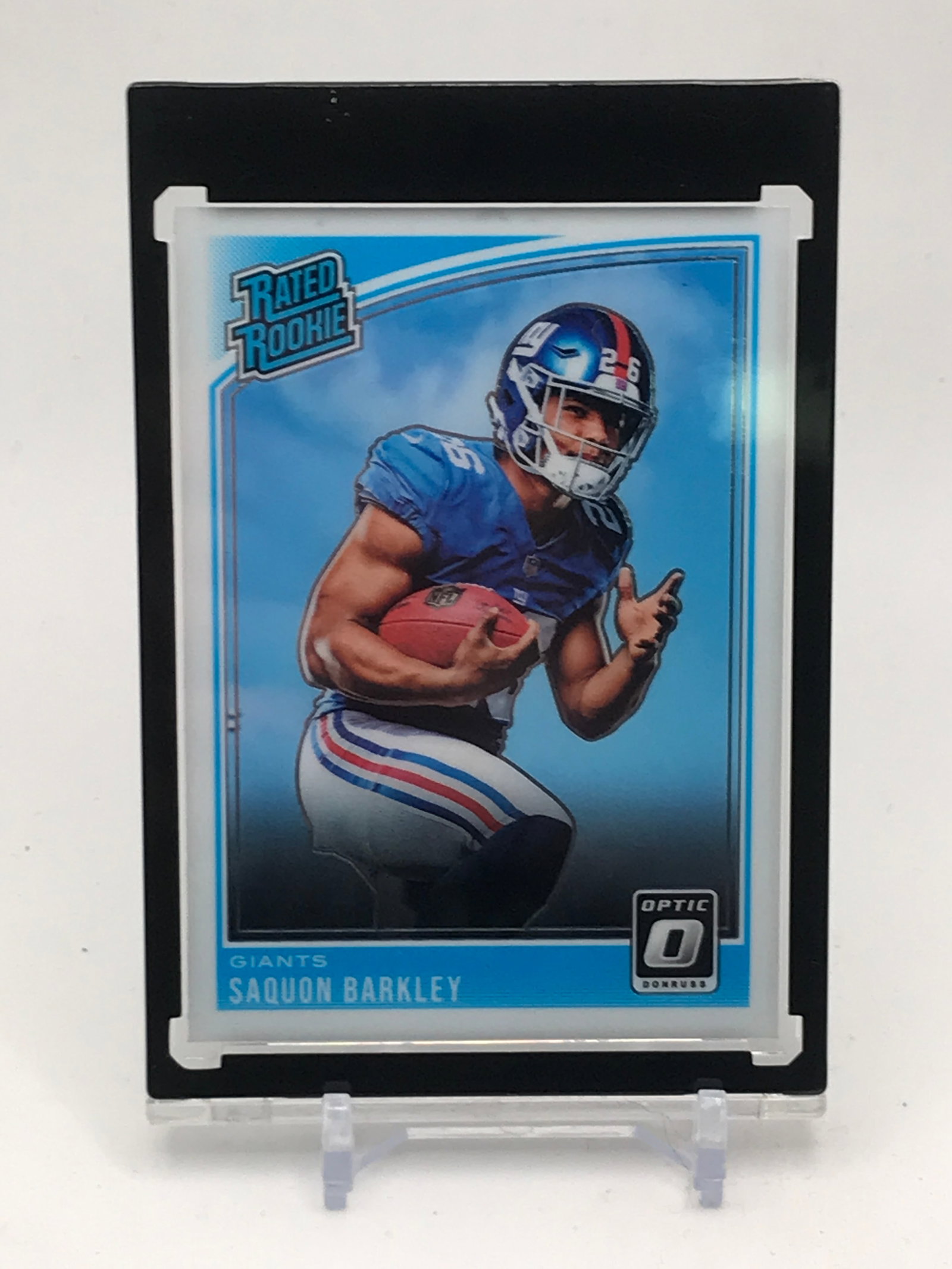 2018 PANINI OPTIC SAQUAN BARKLEY RATED ROOKIE CARD: Prices are in Canadian dollars